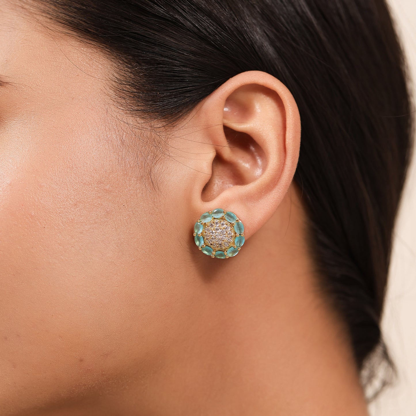 Flora Mint Earrings