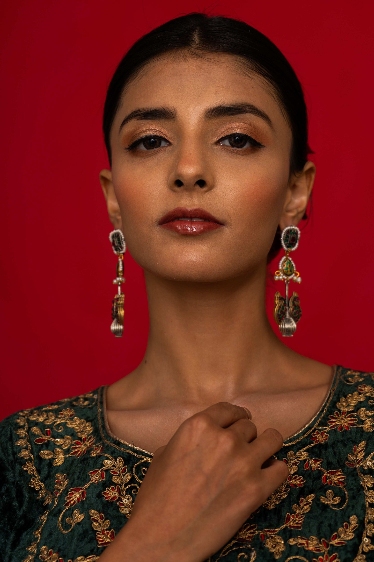 Ishaani Multicolor Earrings - Pirohee by parul sharma