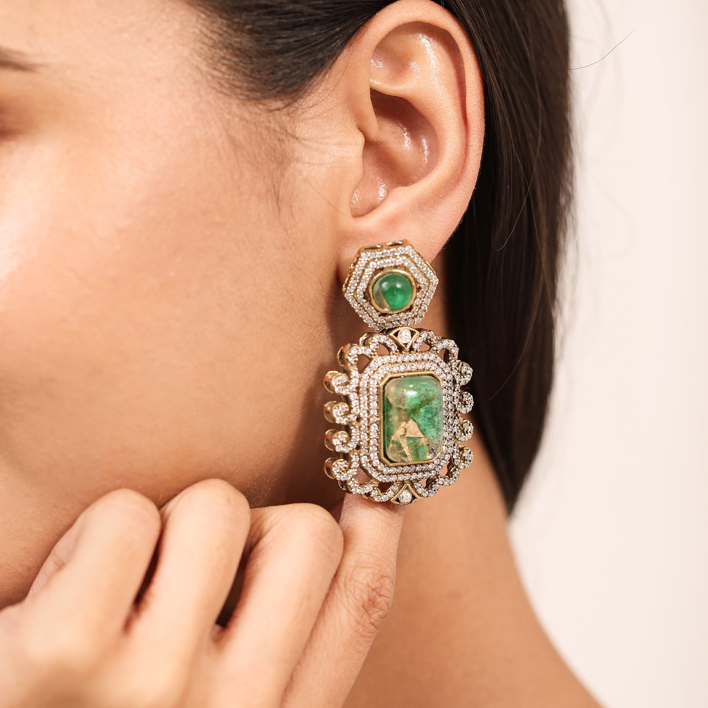 Chloé Green Earrings