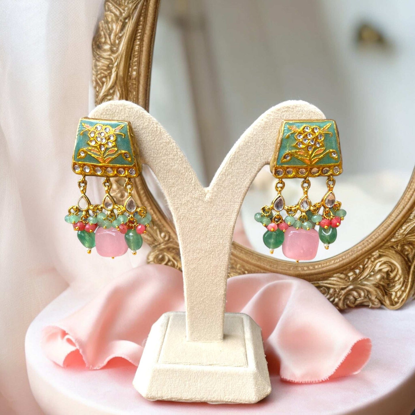 Qurbat Mint Green Necklace
Set - Pirohee by parul sharma