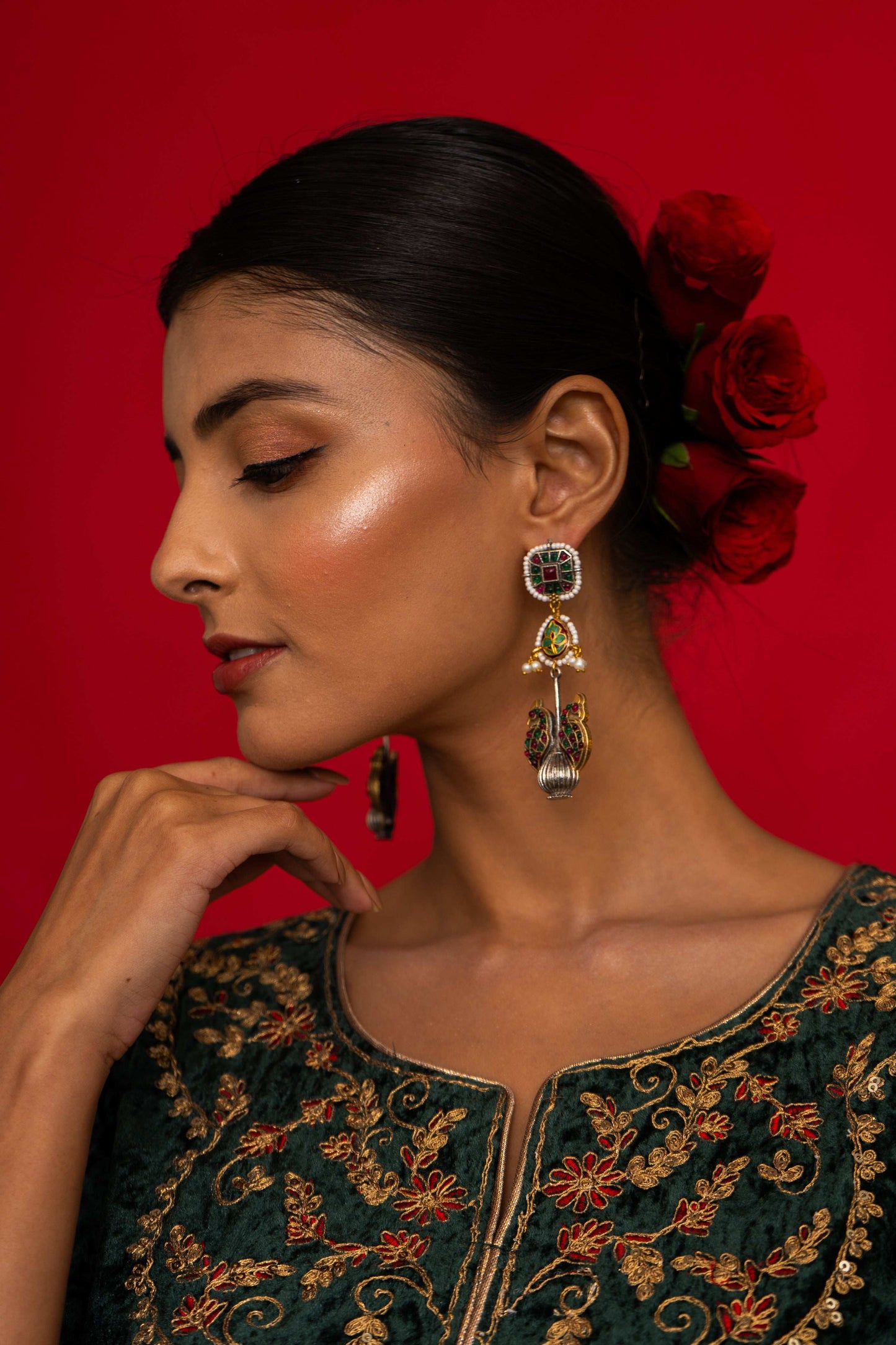 Ishaani Multicolor Earrings - Pirohee by parul sharma