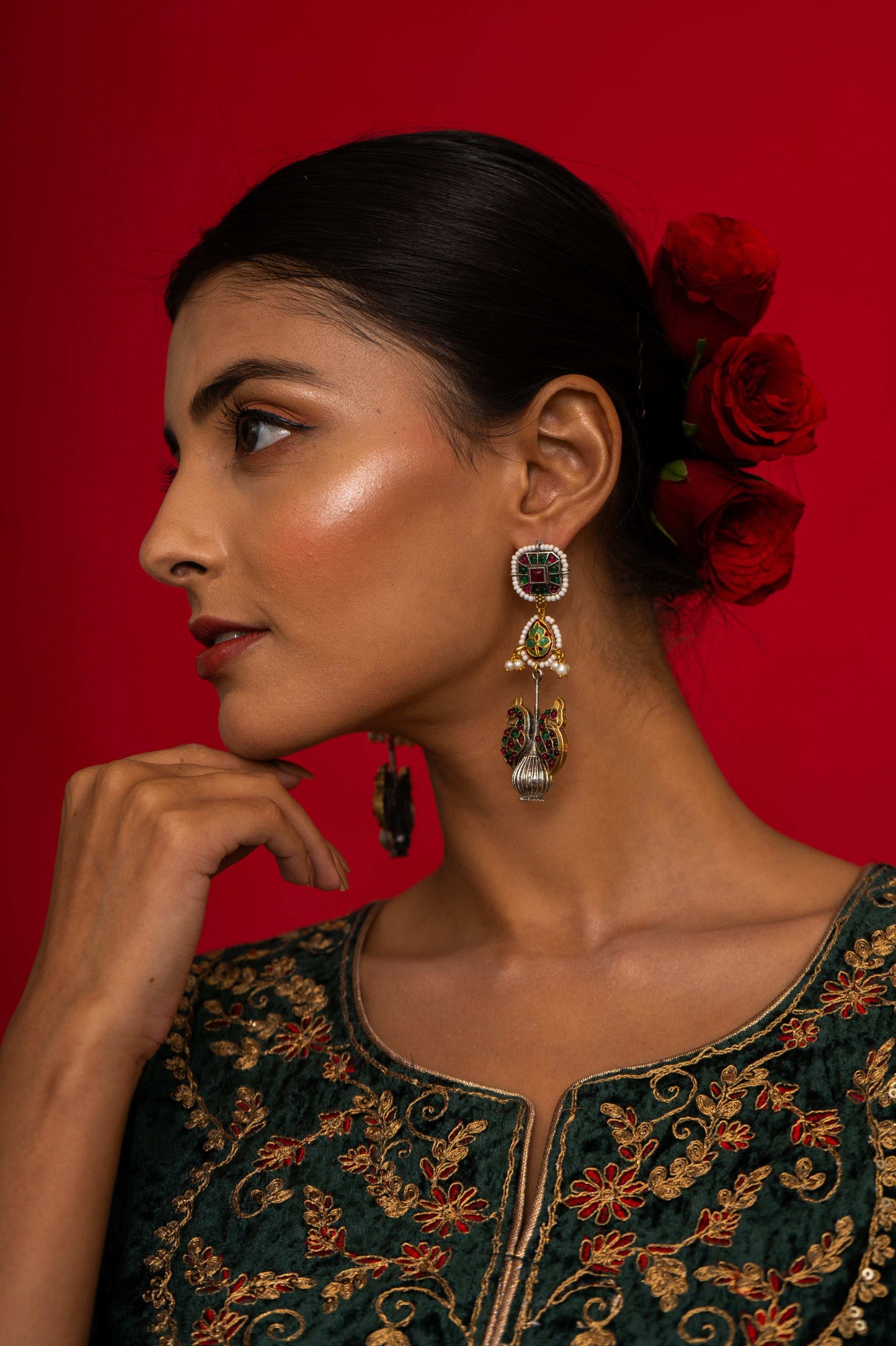 Ishaani Multicolor Earrings - Pirohee by parul sharma