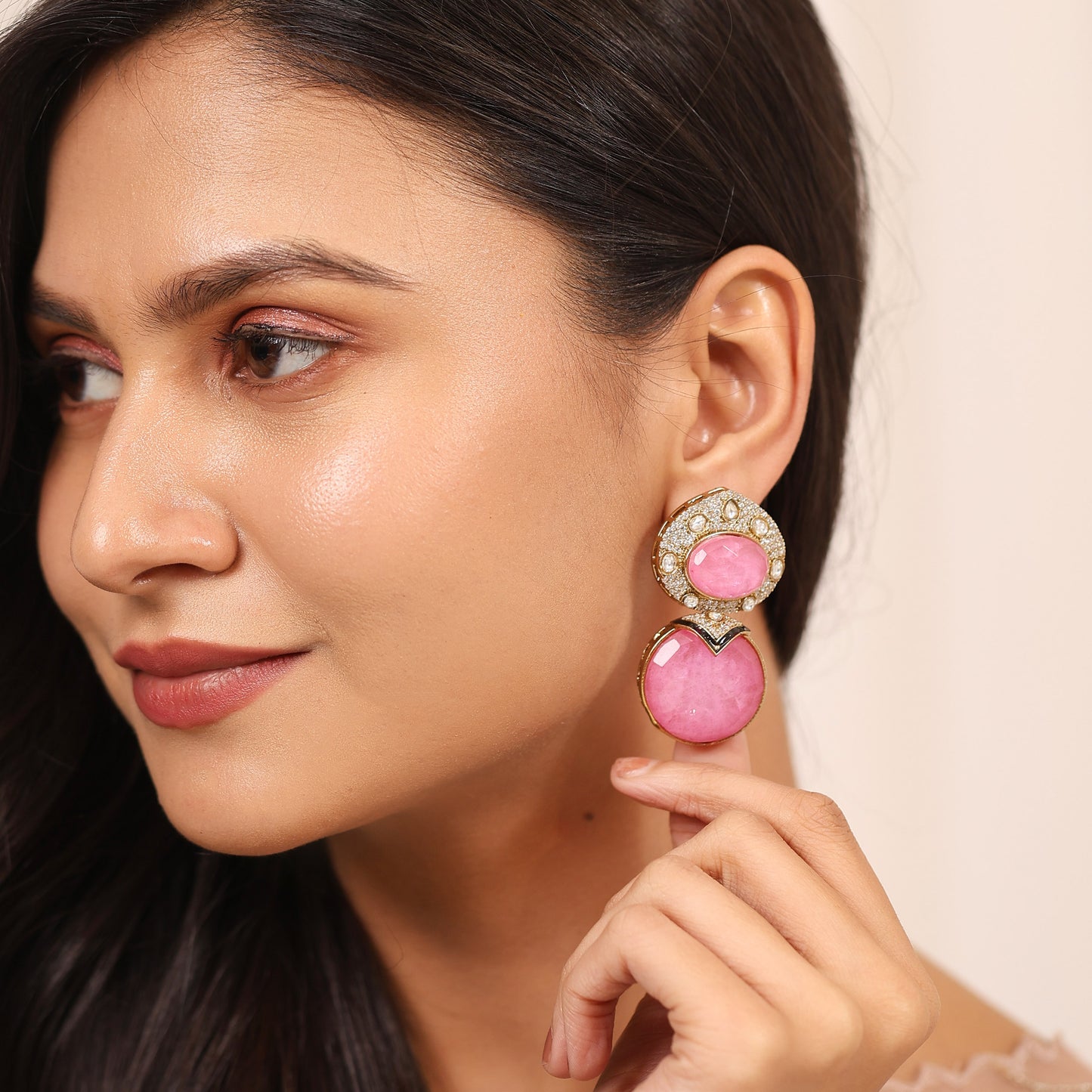Zayra Pink Earrings