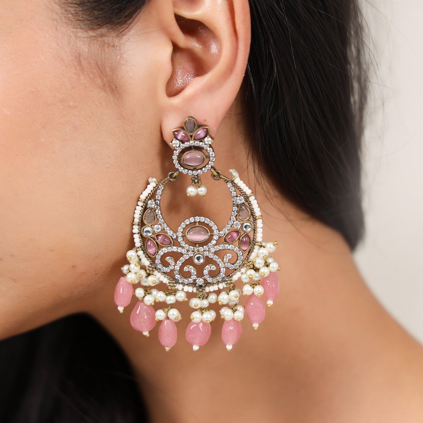 Shayra Pink Earrings