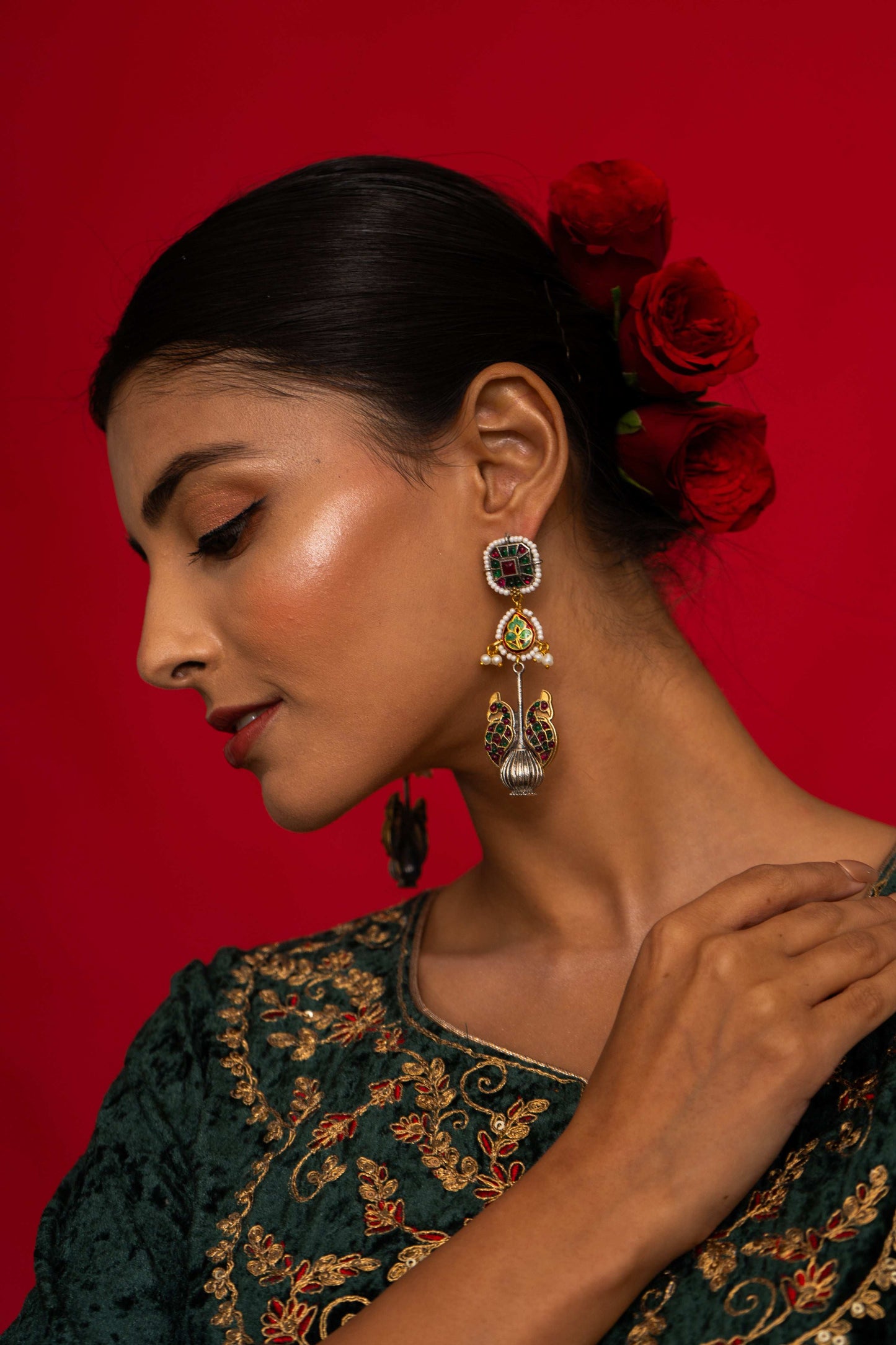 Ishaani Multicolor Earrings - Pirohee by parul sharma