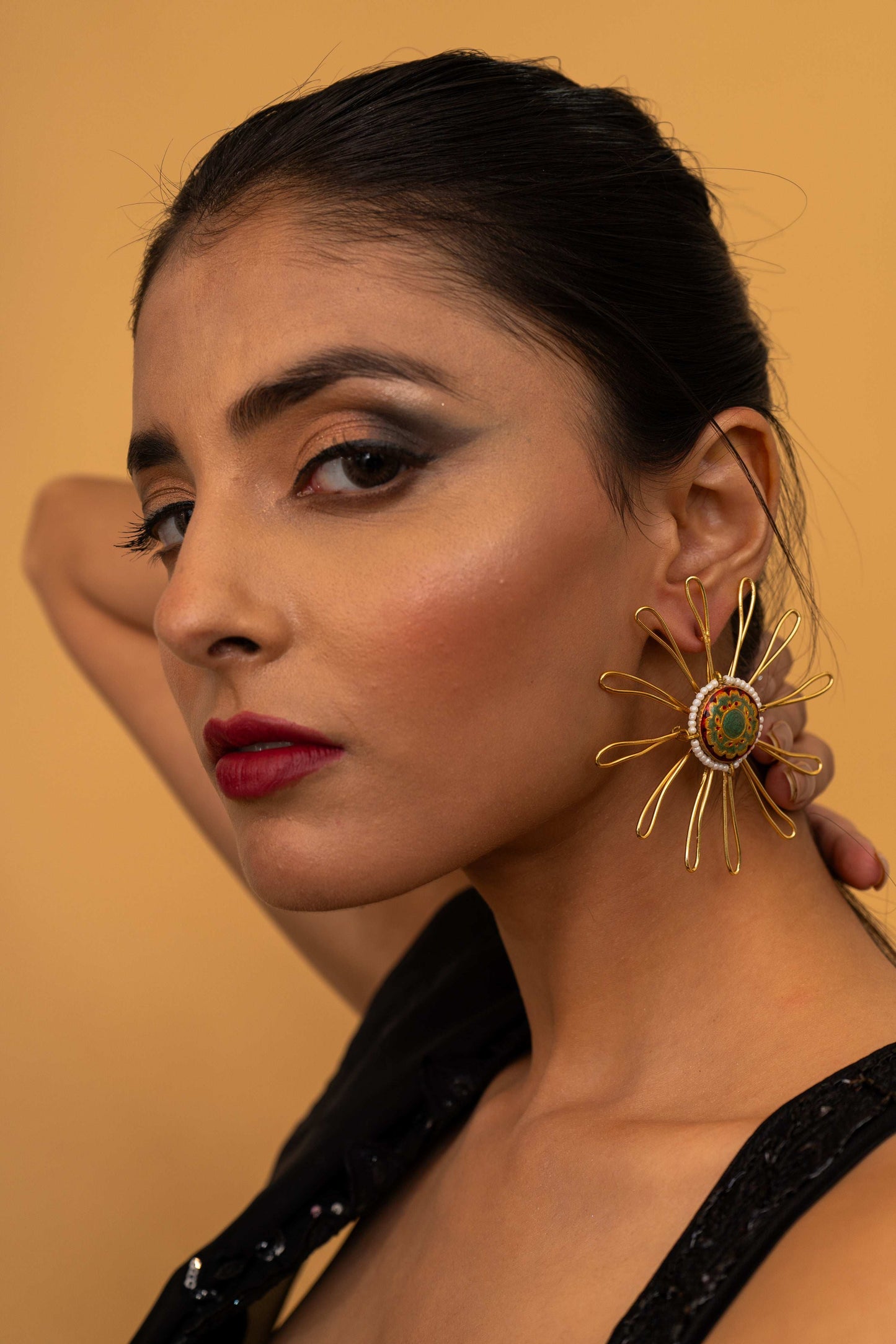 Annette Flower Earrings - Pirohee by parul sharma