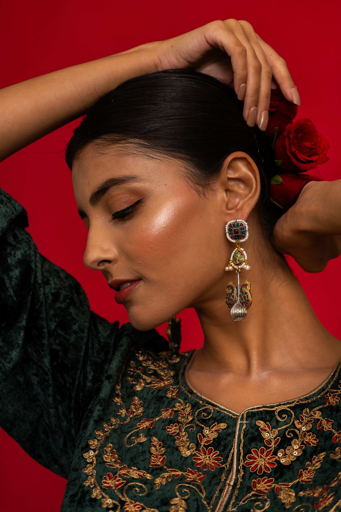 Ishaani Multicolor Earrings - Pirohee by parul sharma