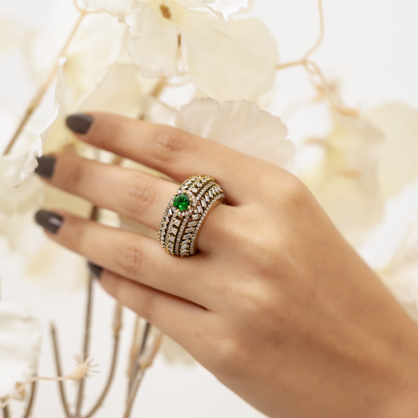 Bijou Cocktail Adjustable Ring