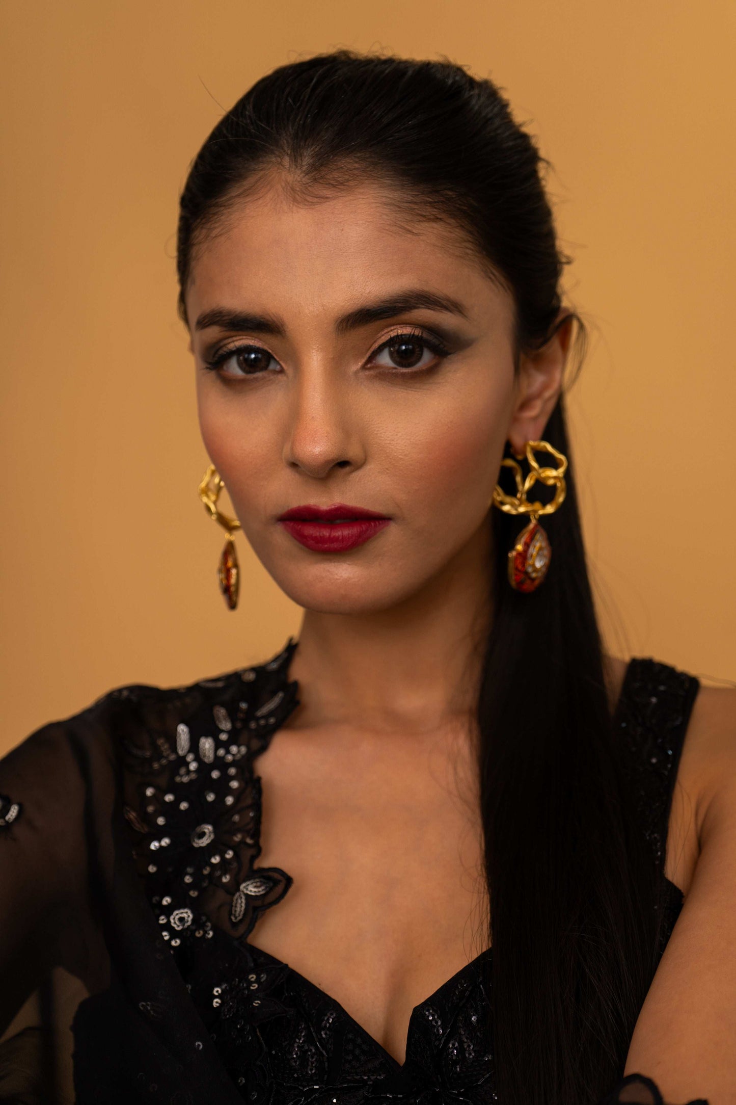 Camille Hoop Earrings - Pirohee by parul sharma