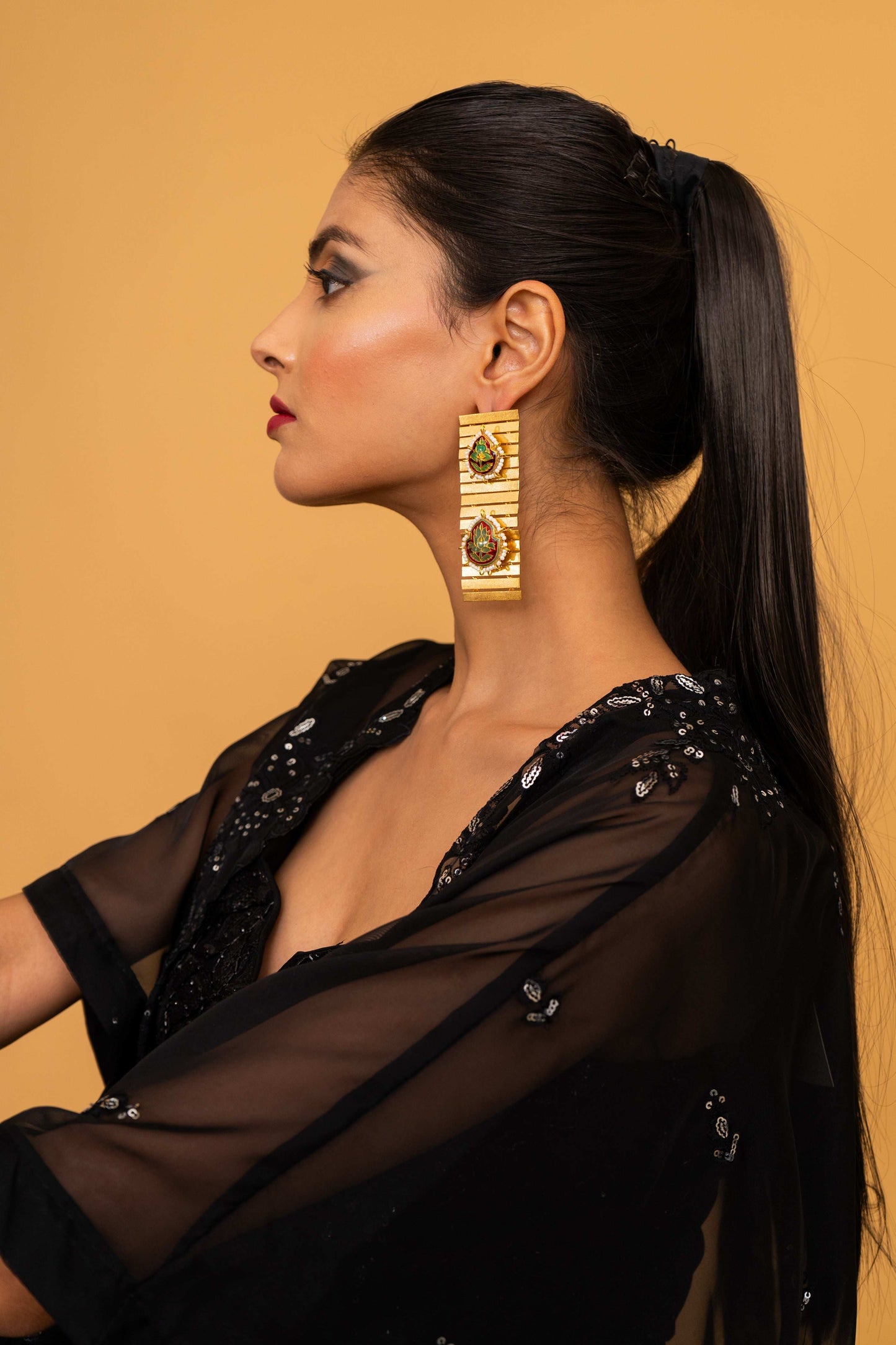 Clara Fusion Earrings - Pirohee by parul sharma