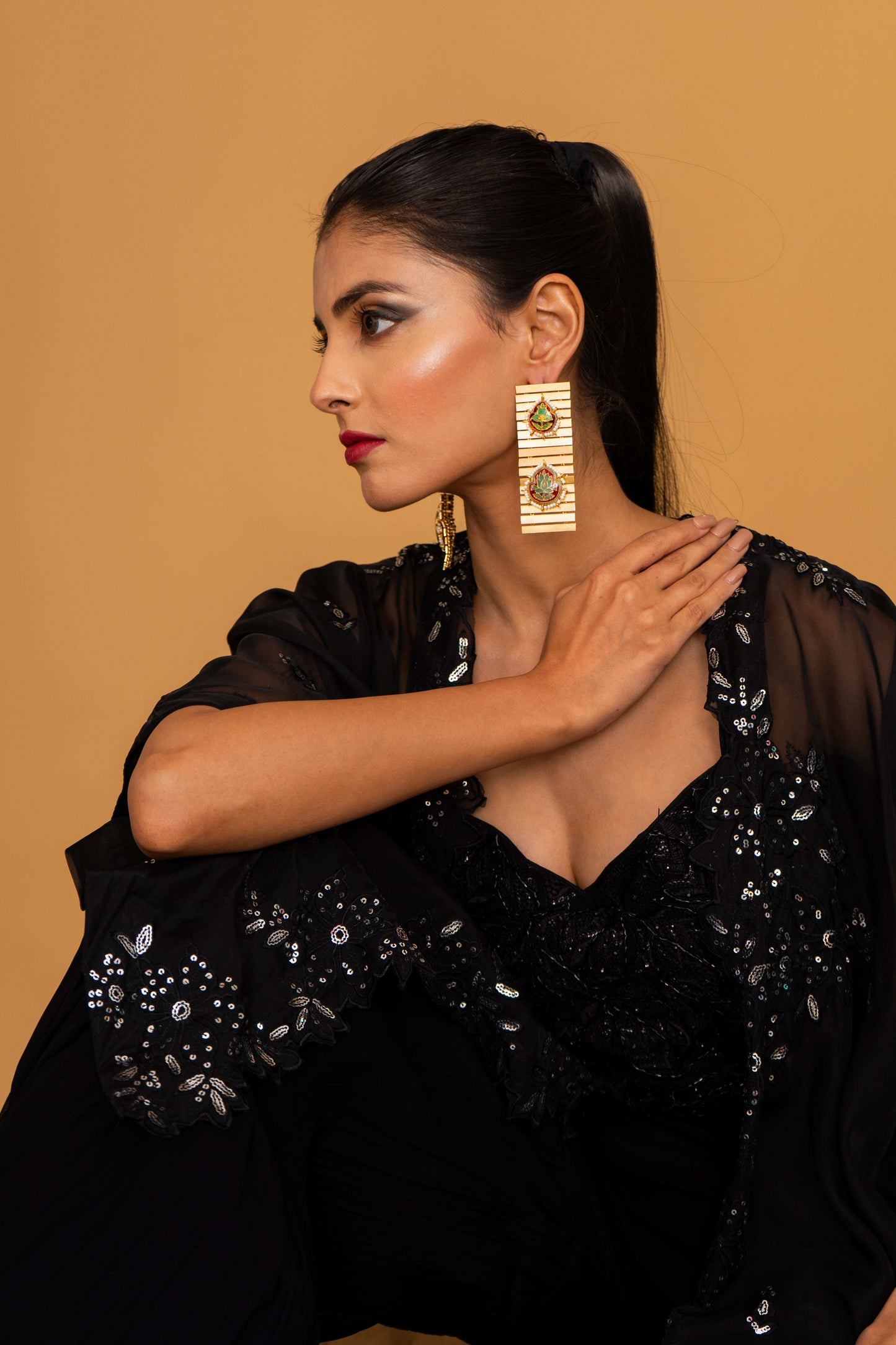 Clara Fusion Earrings - Pirohee by parul sharma