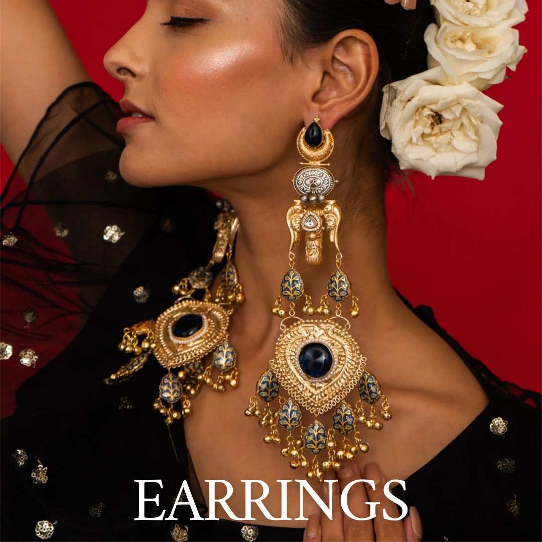 Heirloom Earrings - Pirohee by parul sharma