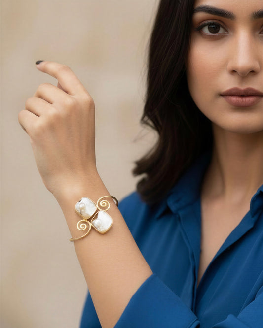 Pearl Ember Adjustable Handcuff/Bracelet