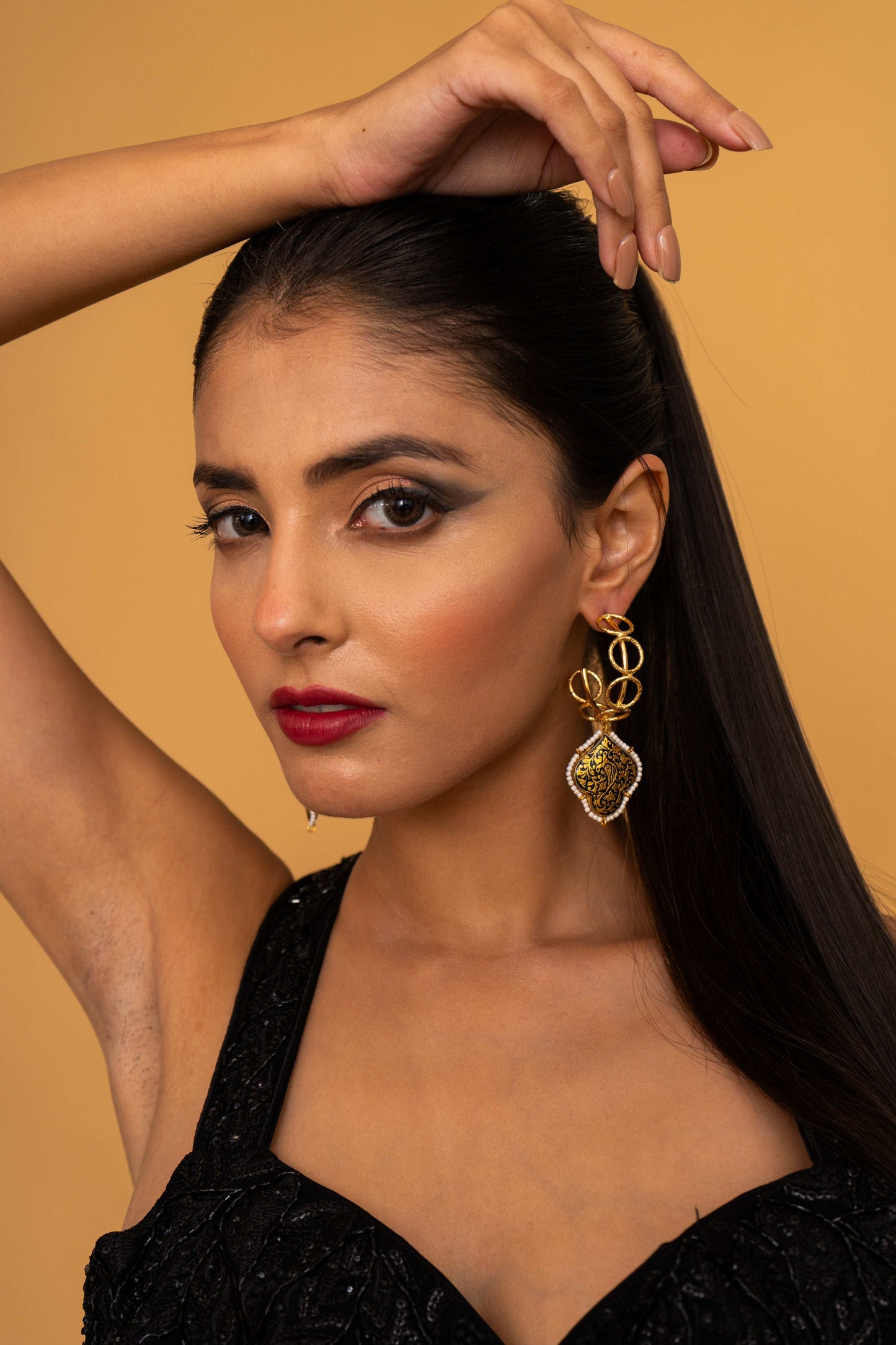 Ciara Hoop Earrings - Pirohee by parul sharma