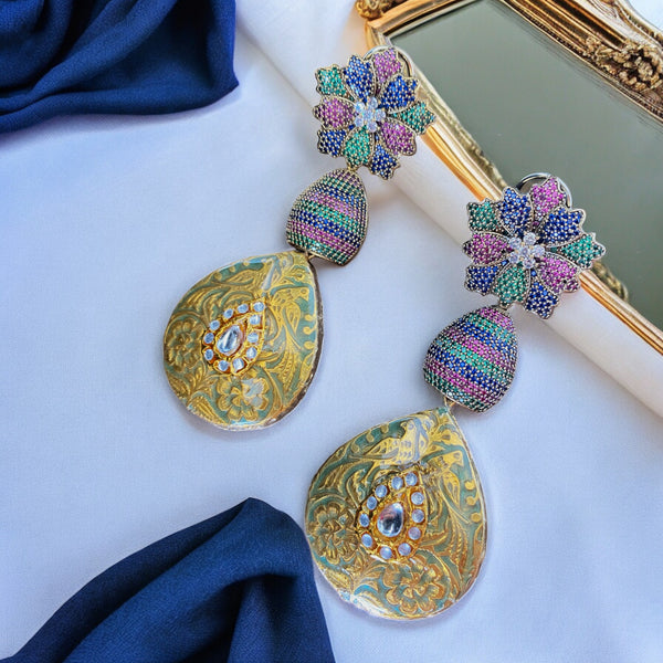 Kiera Multicolour Fusion Clip On Earrings