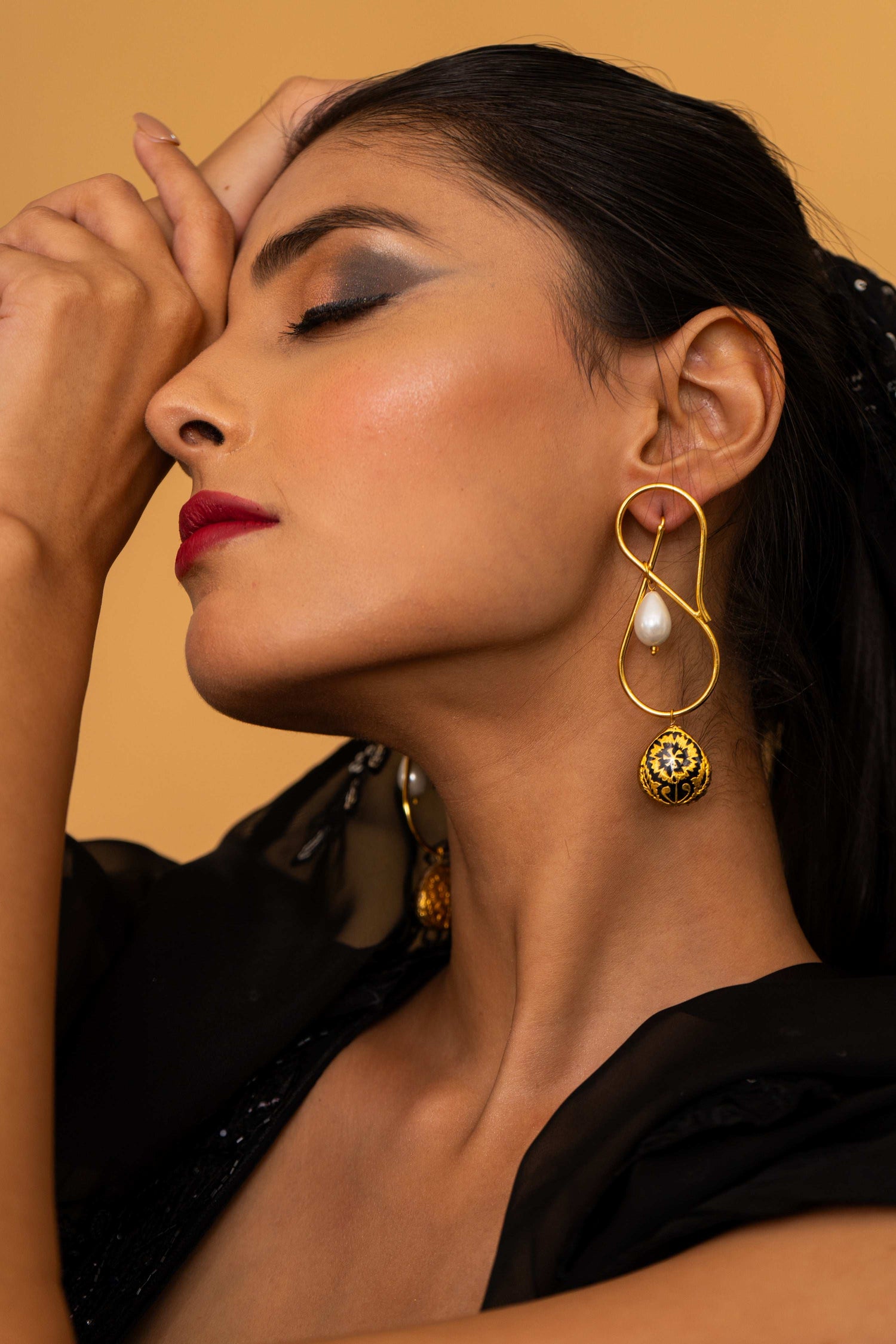 Ameya Infinity Earrings - Pirohee by parul sharma