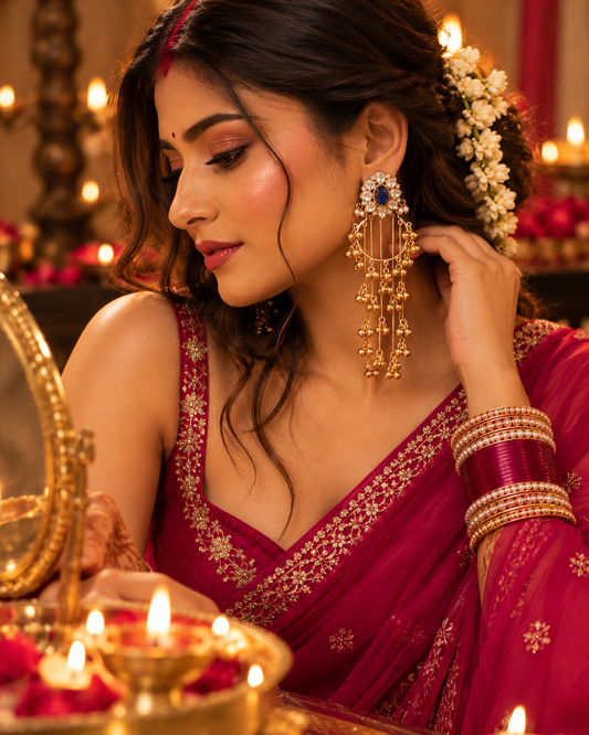 Neel Chandelier Earrings