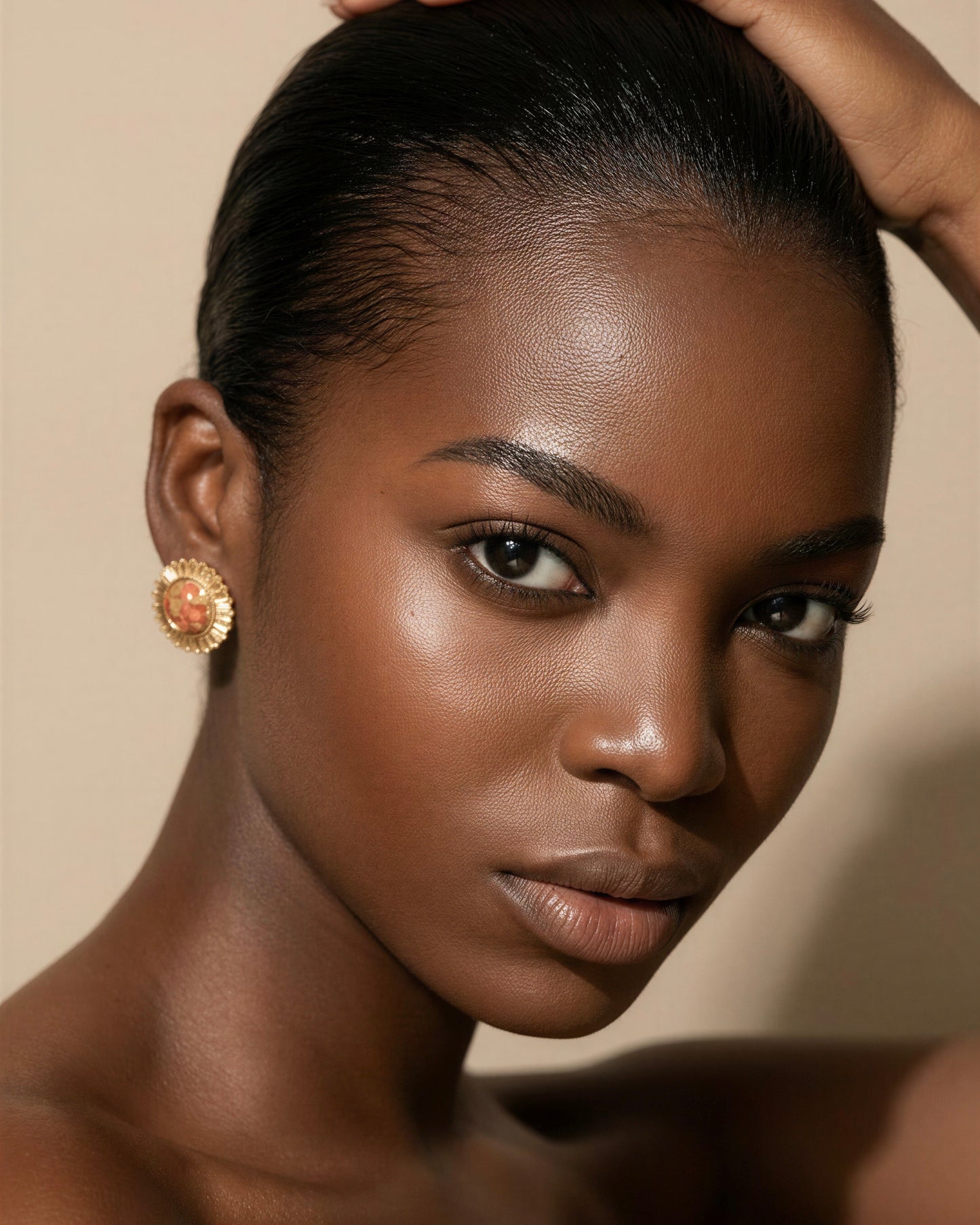 Wild Rose Stud Earrings