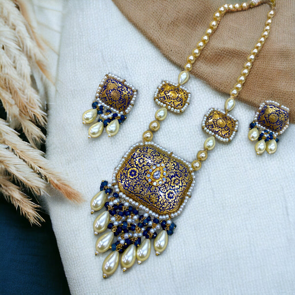 Rania Blue Meenakari
Necklace Set