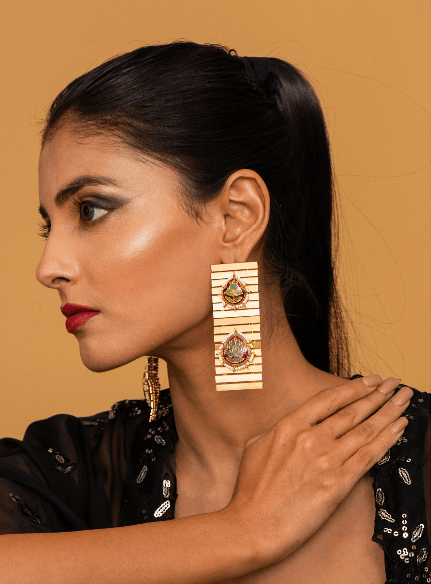 Clara Fusion Earrings - Pirohee by parul sharma