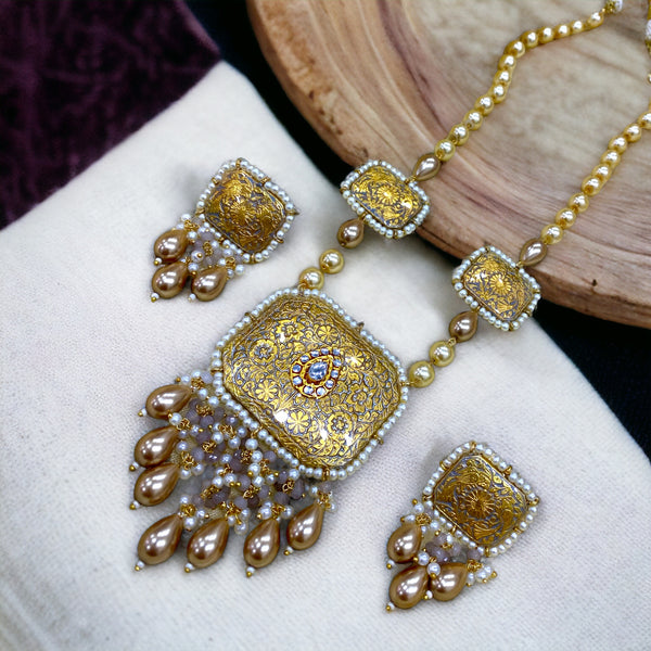 Rania Copper Meenakari
Necklace Set