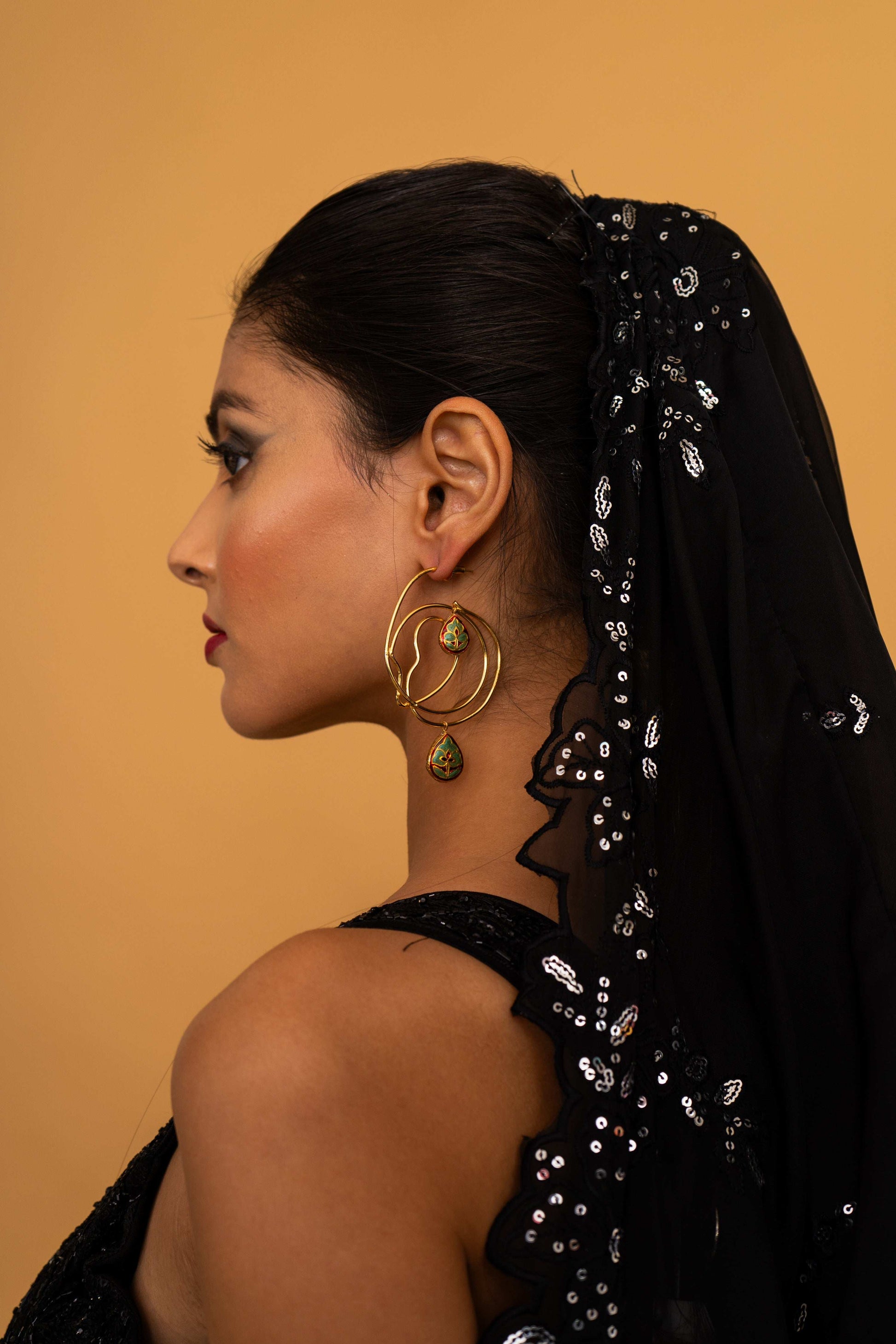 Amy Hoop Earrings - Pirohee by parul sharma