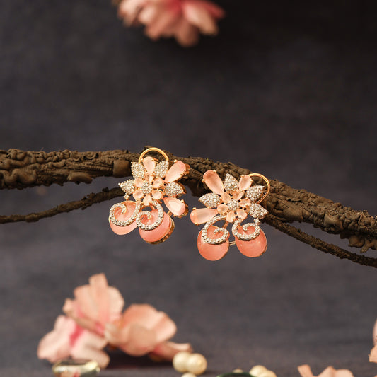 Sparza Peach Earrings
