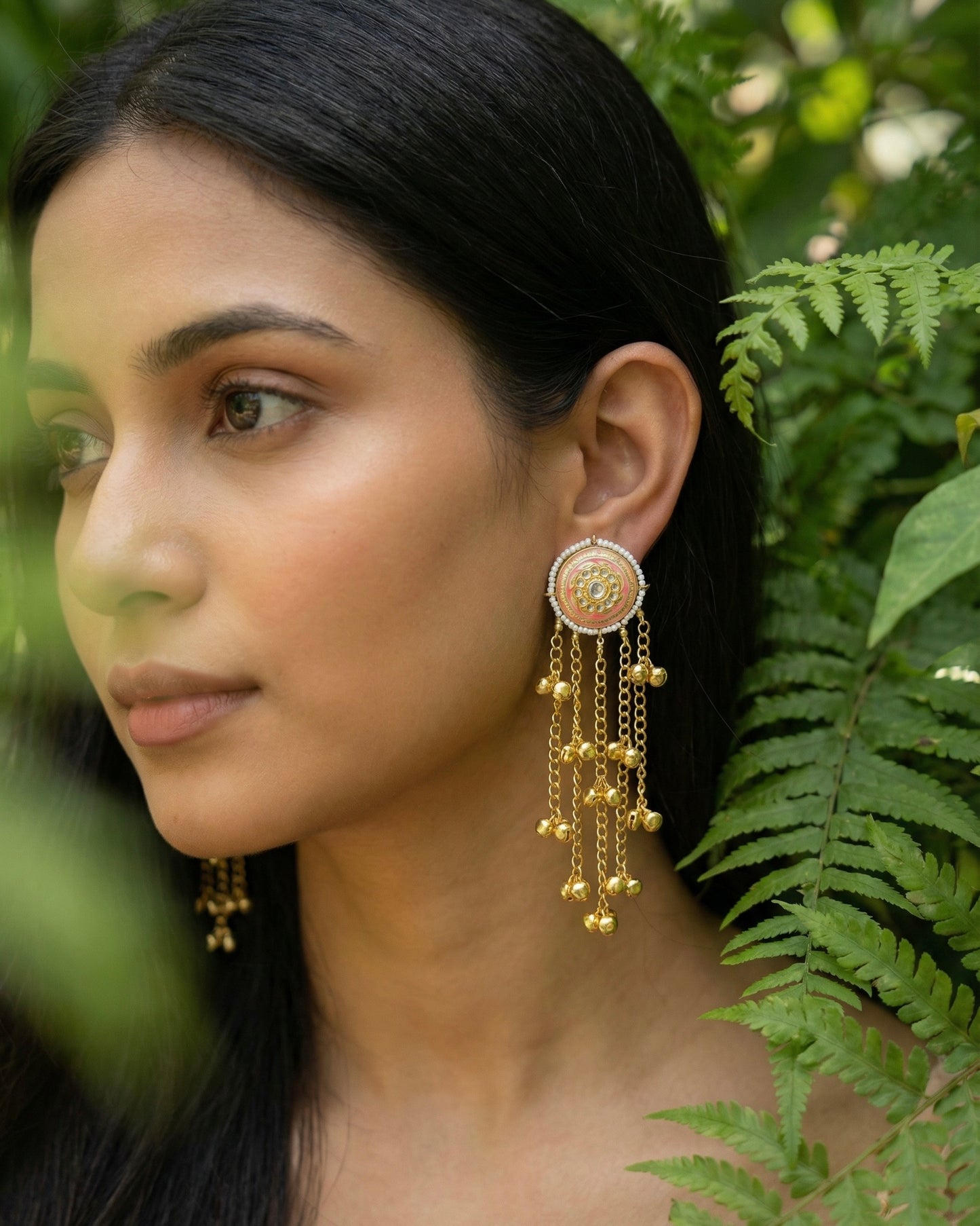 Kashmira Pink Ghungroo Drops