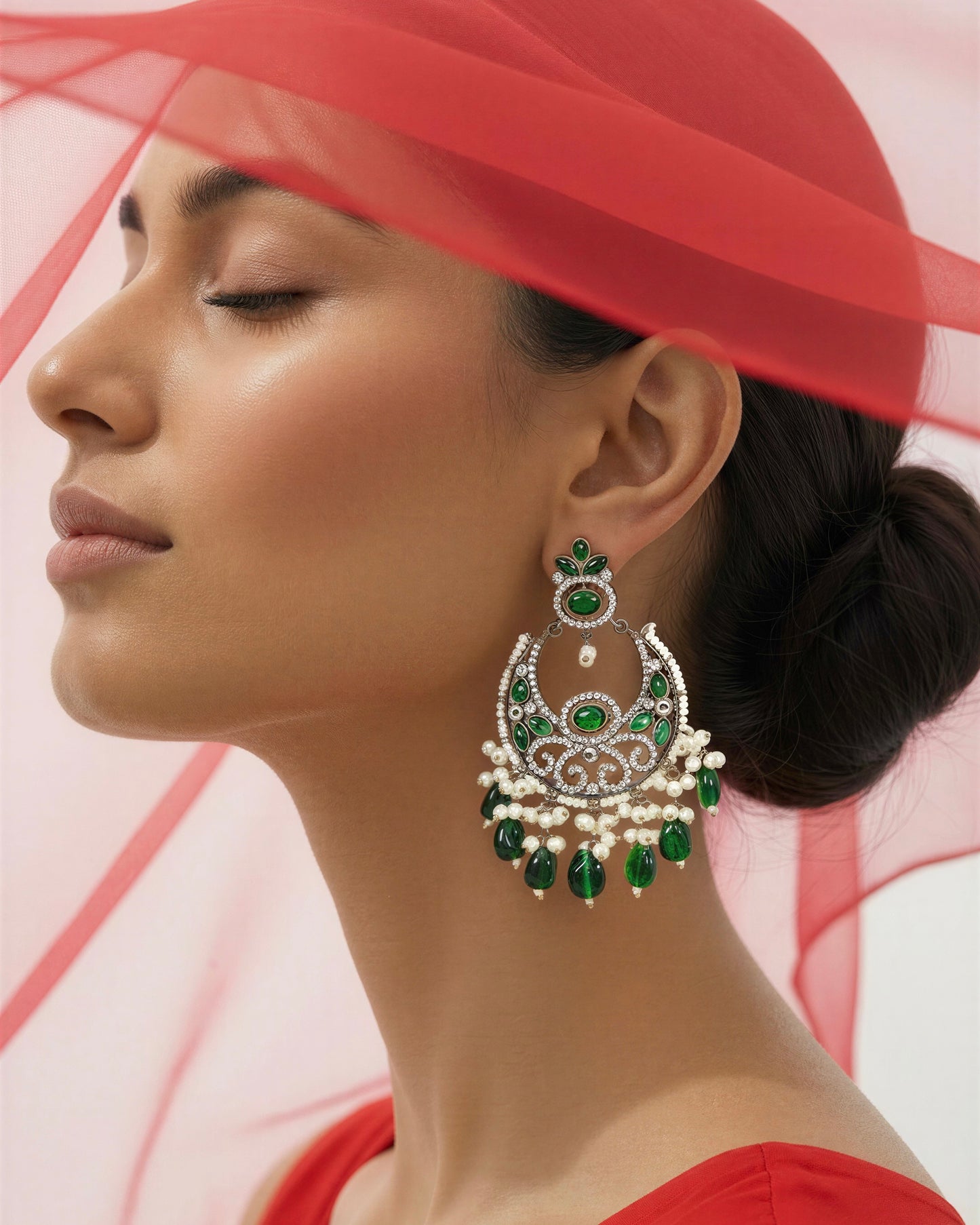 Shayra Green Earrings