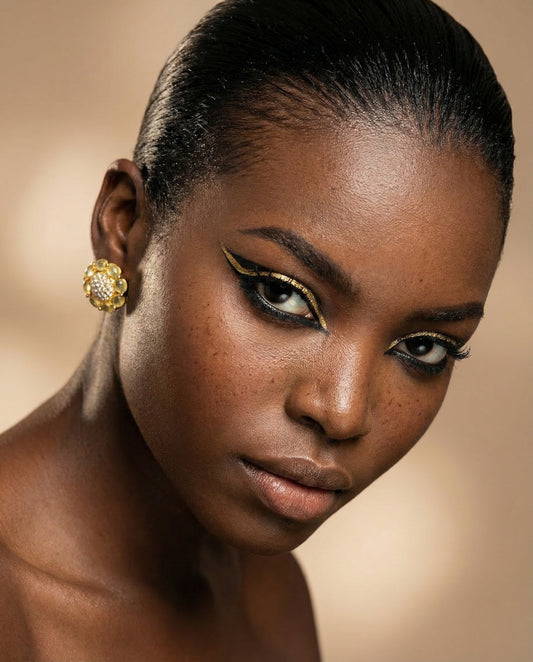 Flora ivory earrings