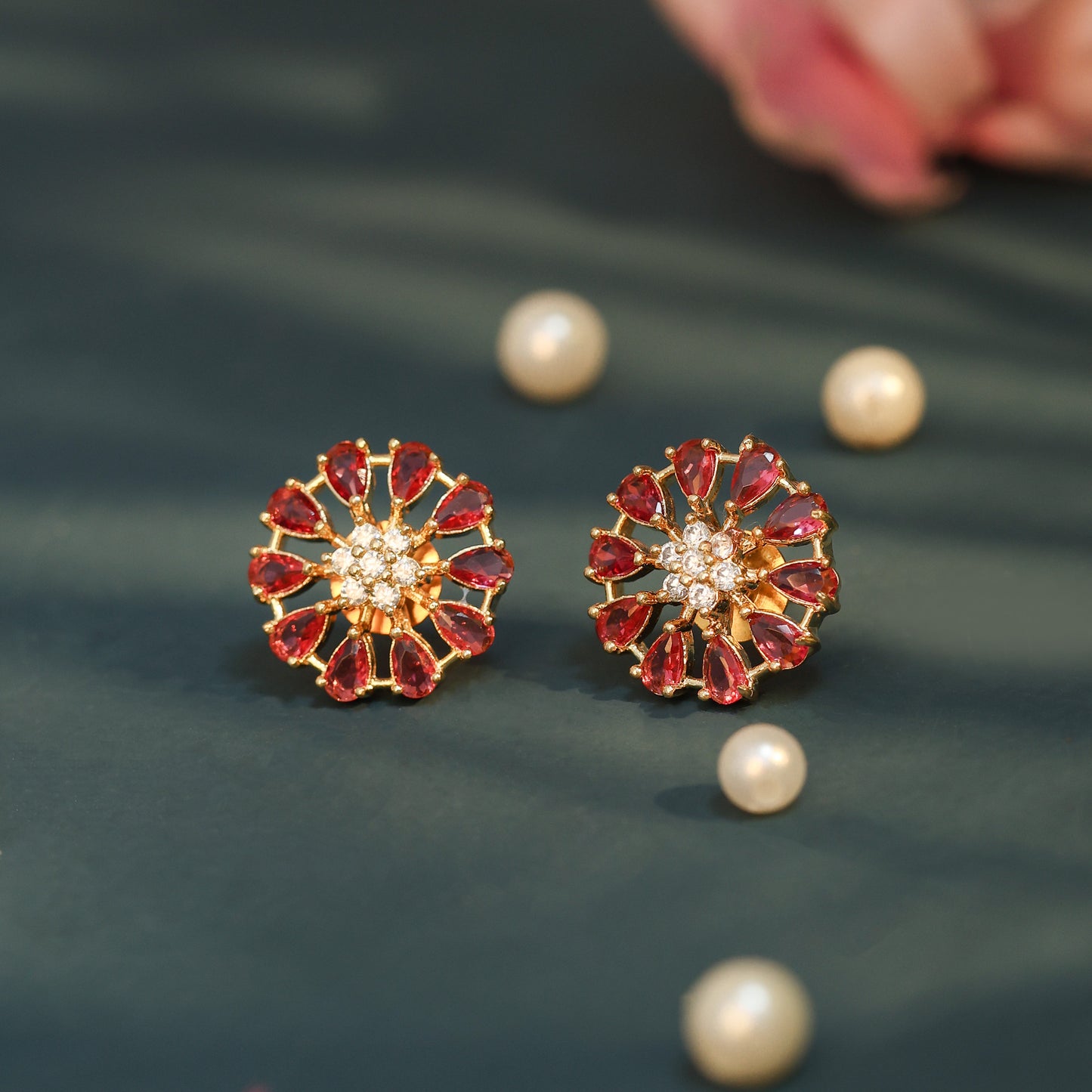 Daisy Pink Earrings