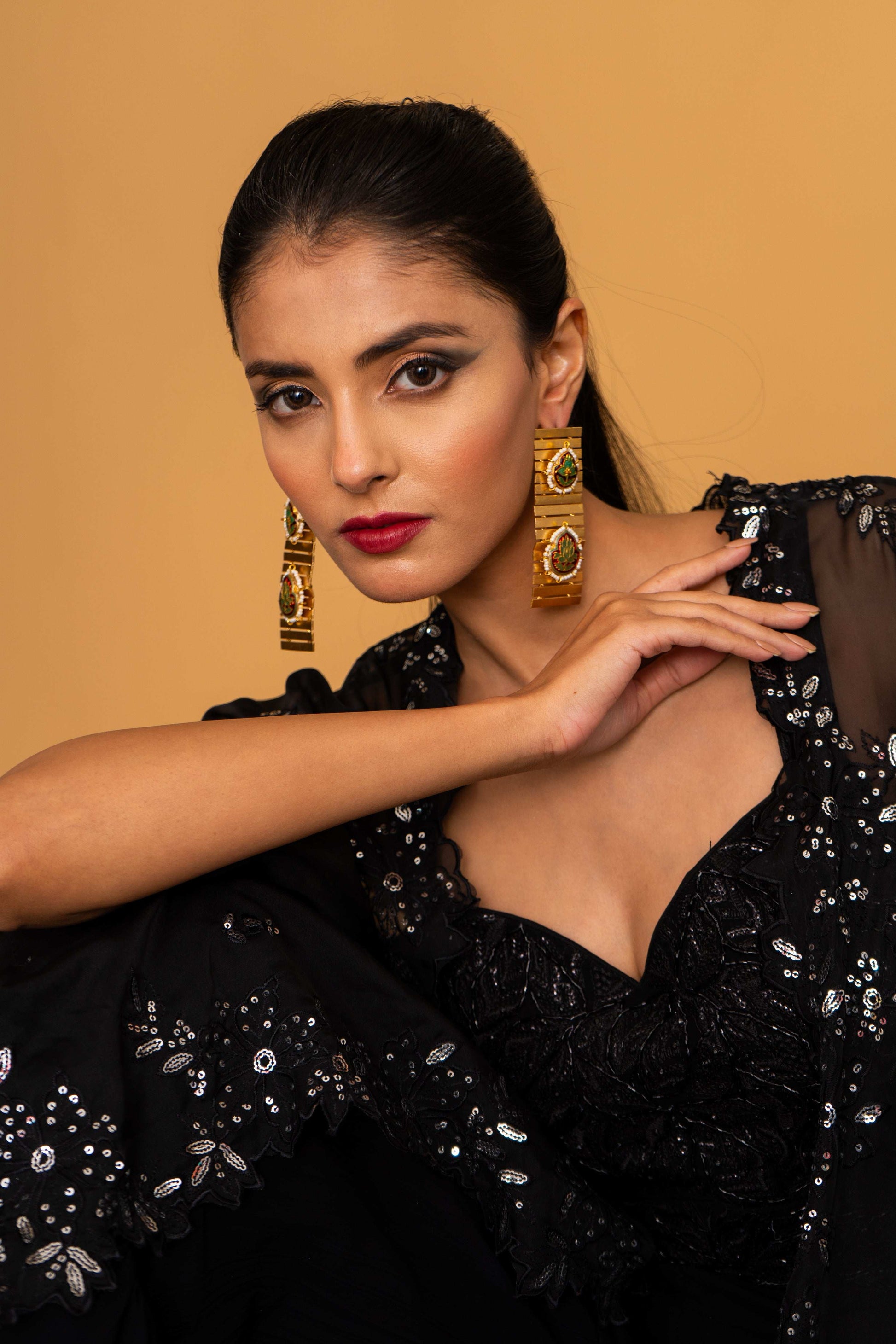 Clara Fusion Earrings - Pirohee by parul sharma