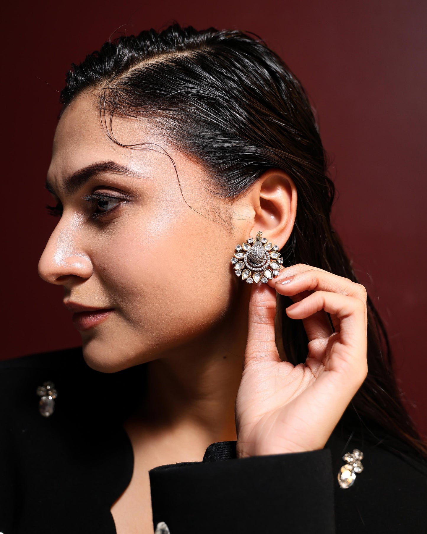 Céline Peacock Earrings