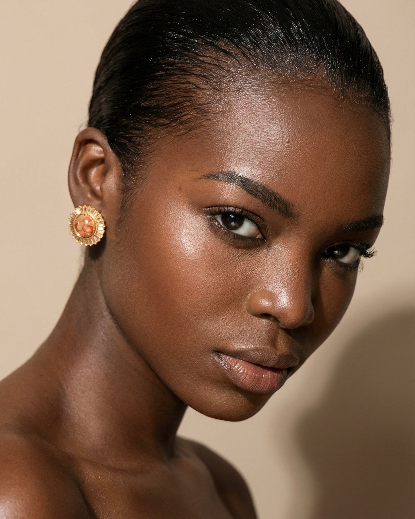 Wild Rose Stud Earrings