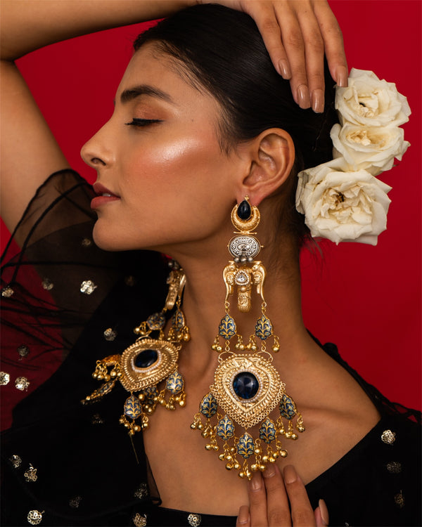 Neelima Bird Motif Earrings