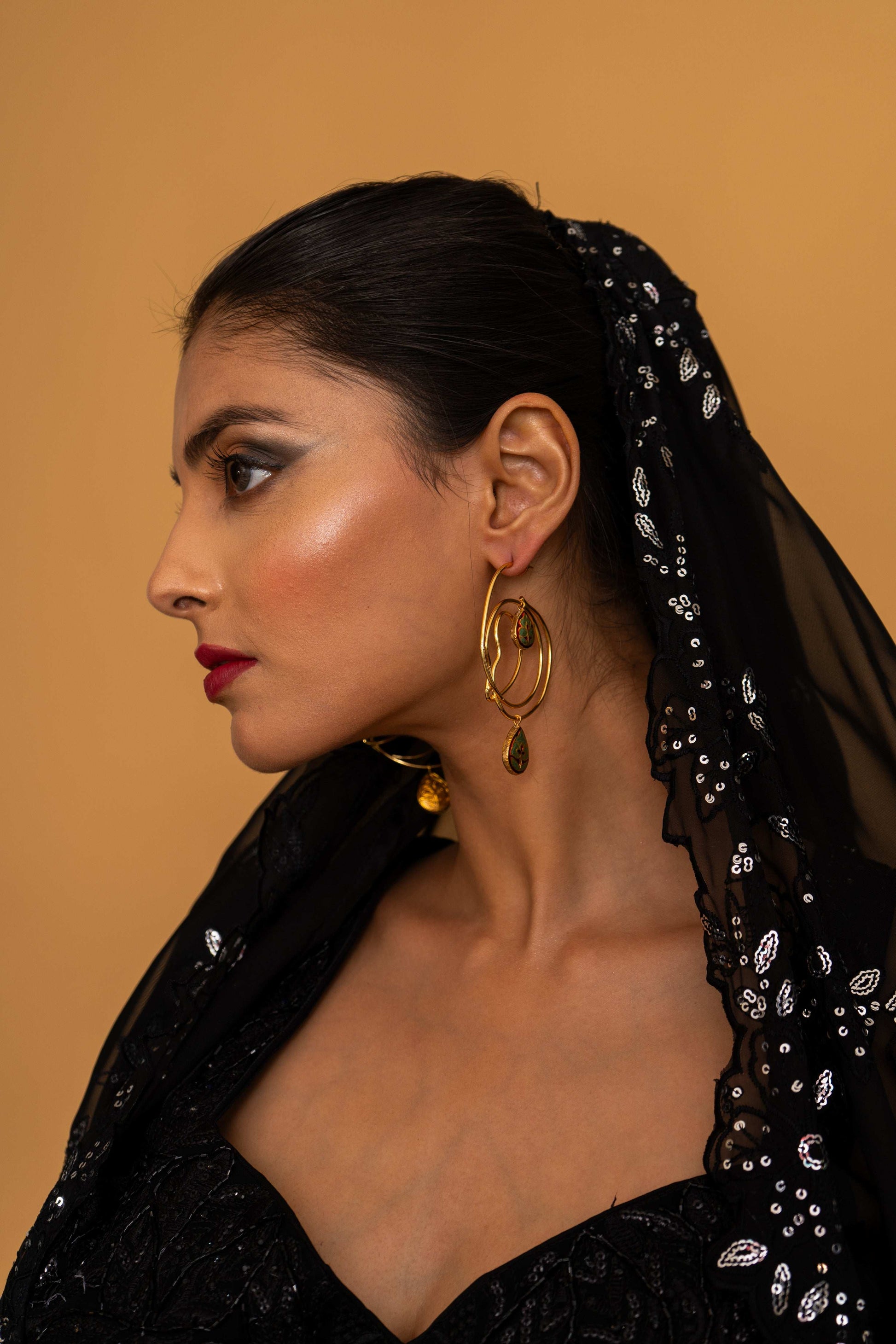 Amy Hoop Earrings - Pirohee by parul sharma