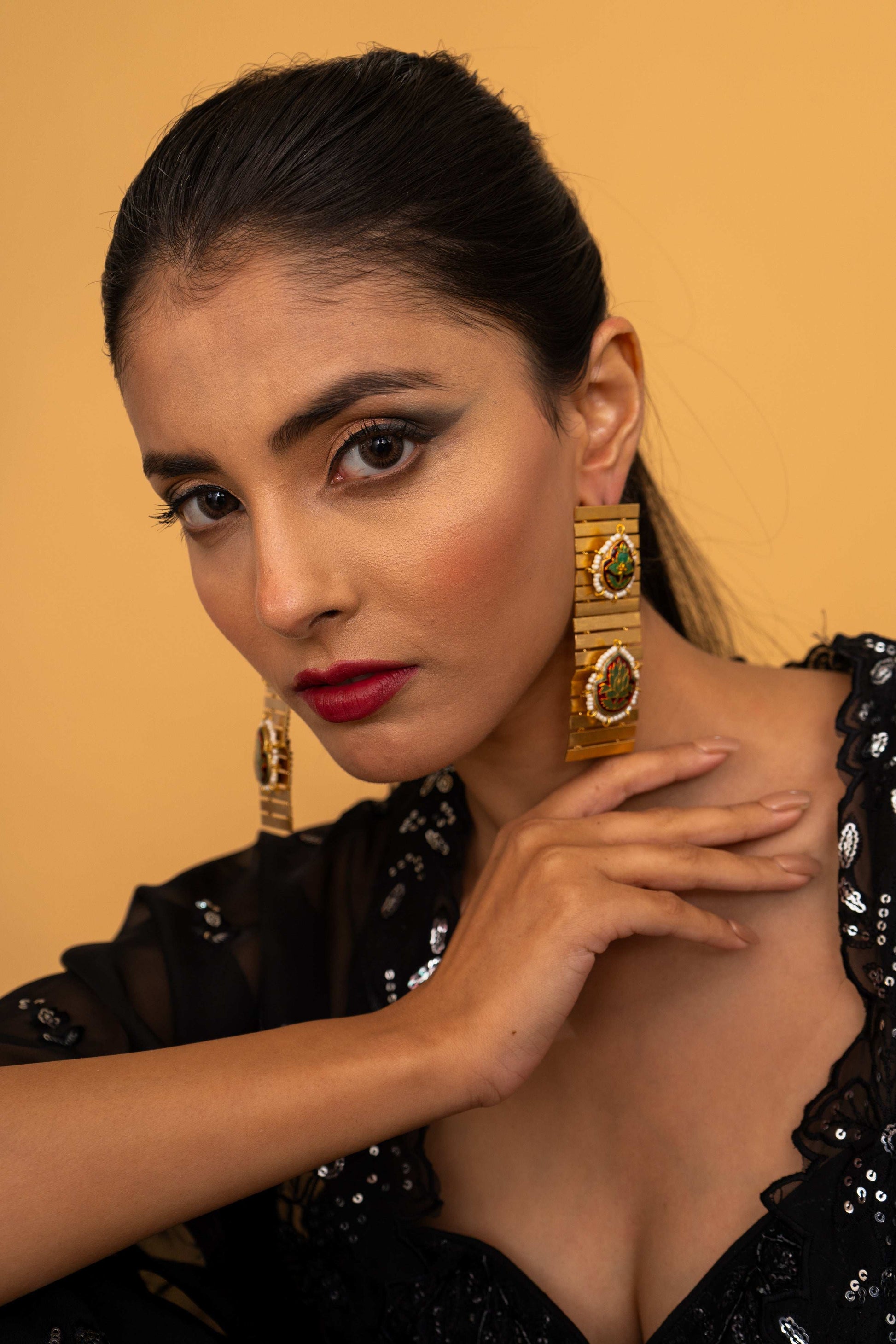 Clara Fusion Earrings - Pirohee by parul sharma