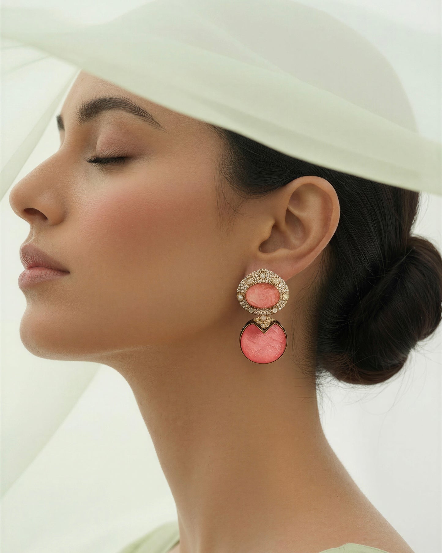 Zayra Pink Earrings