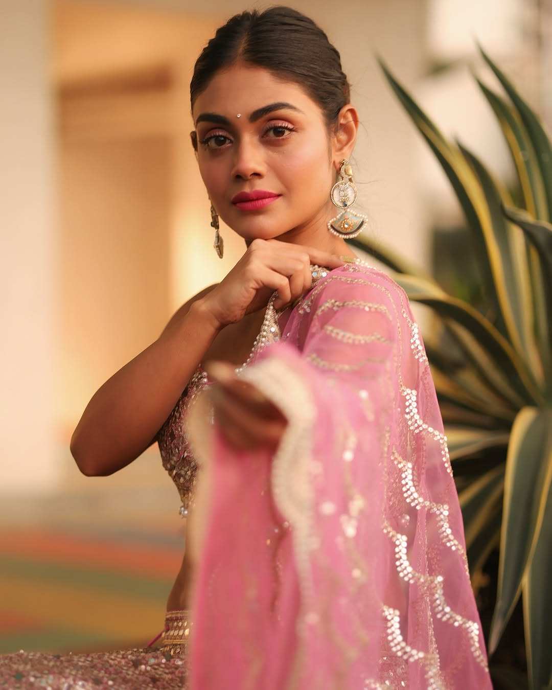 Nargis Fusion Blue Earrings