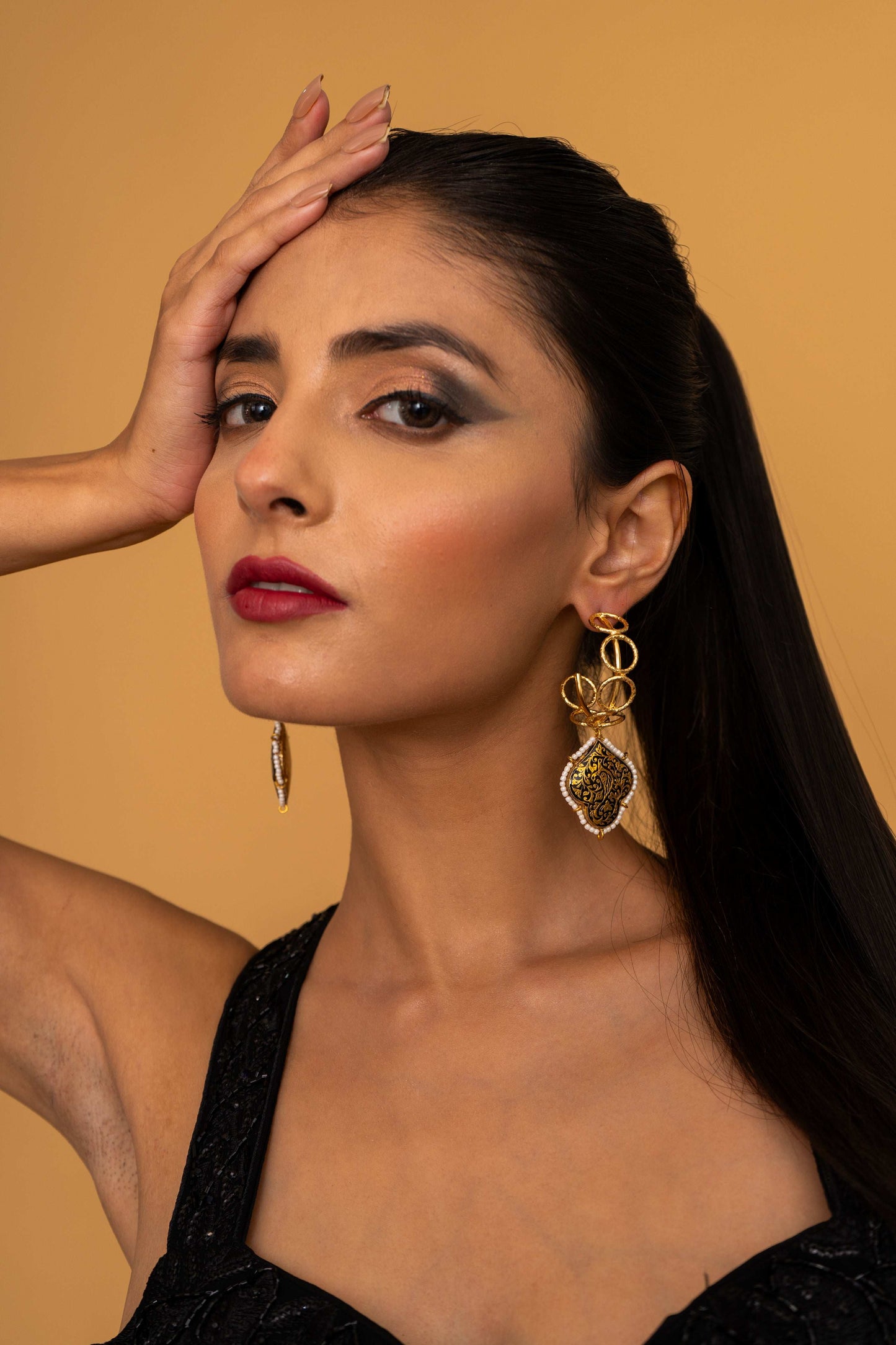 Ciara Hoop Earrings - Pirohee by parul sharma
