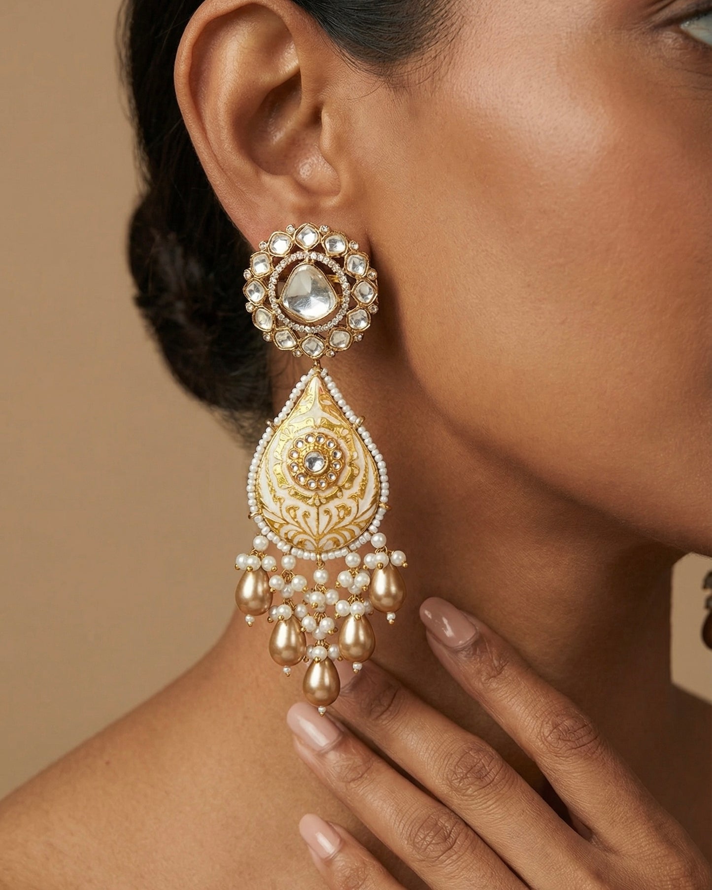 Veluri Pearls Earings