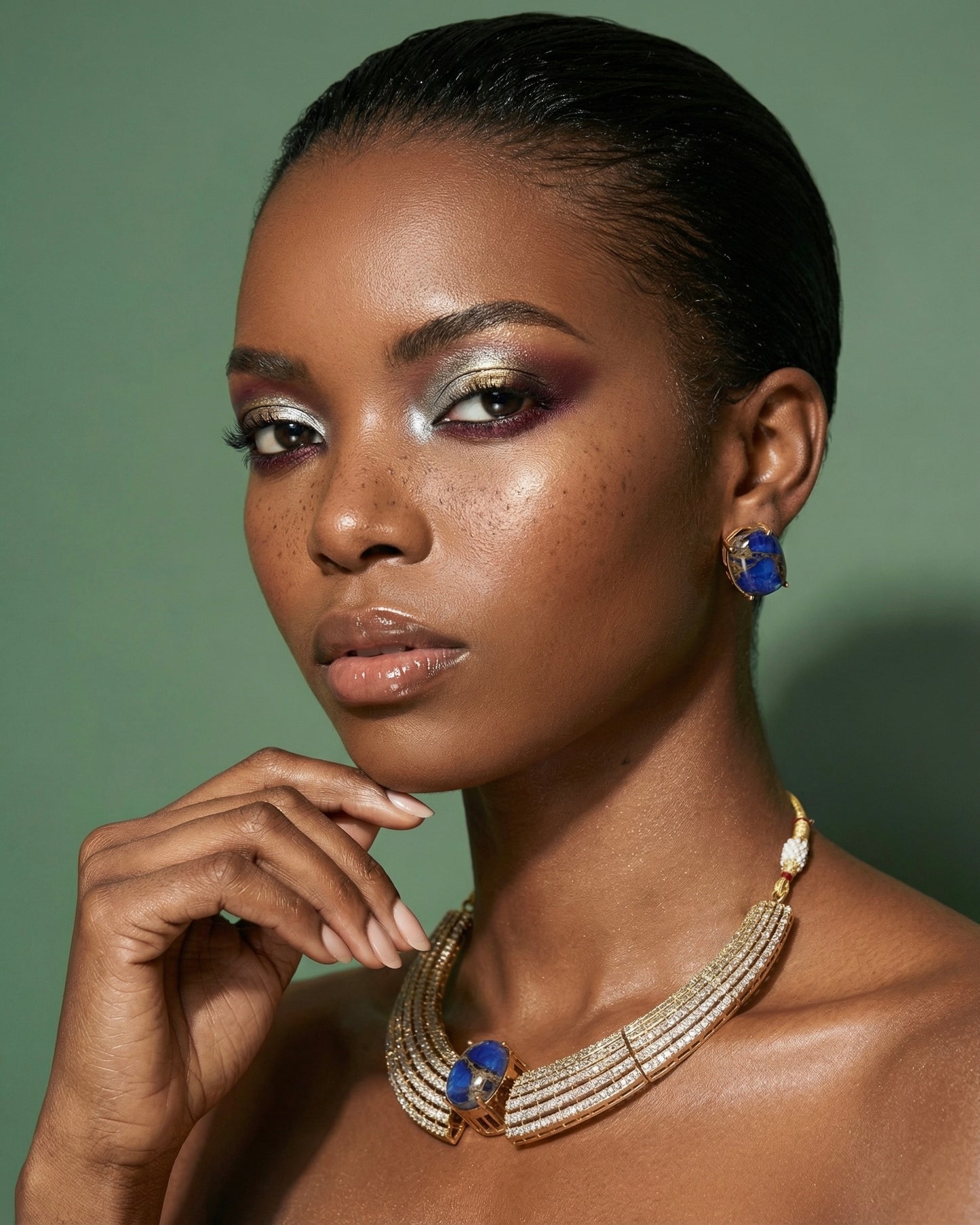 Juliette Blue Necklace Set