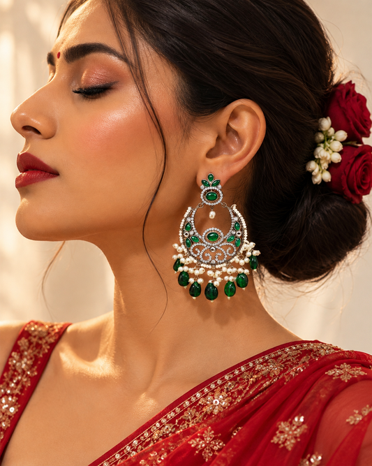Shayra Green Earrings