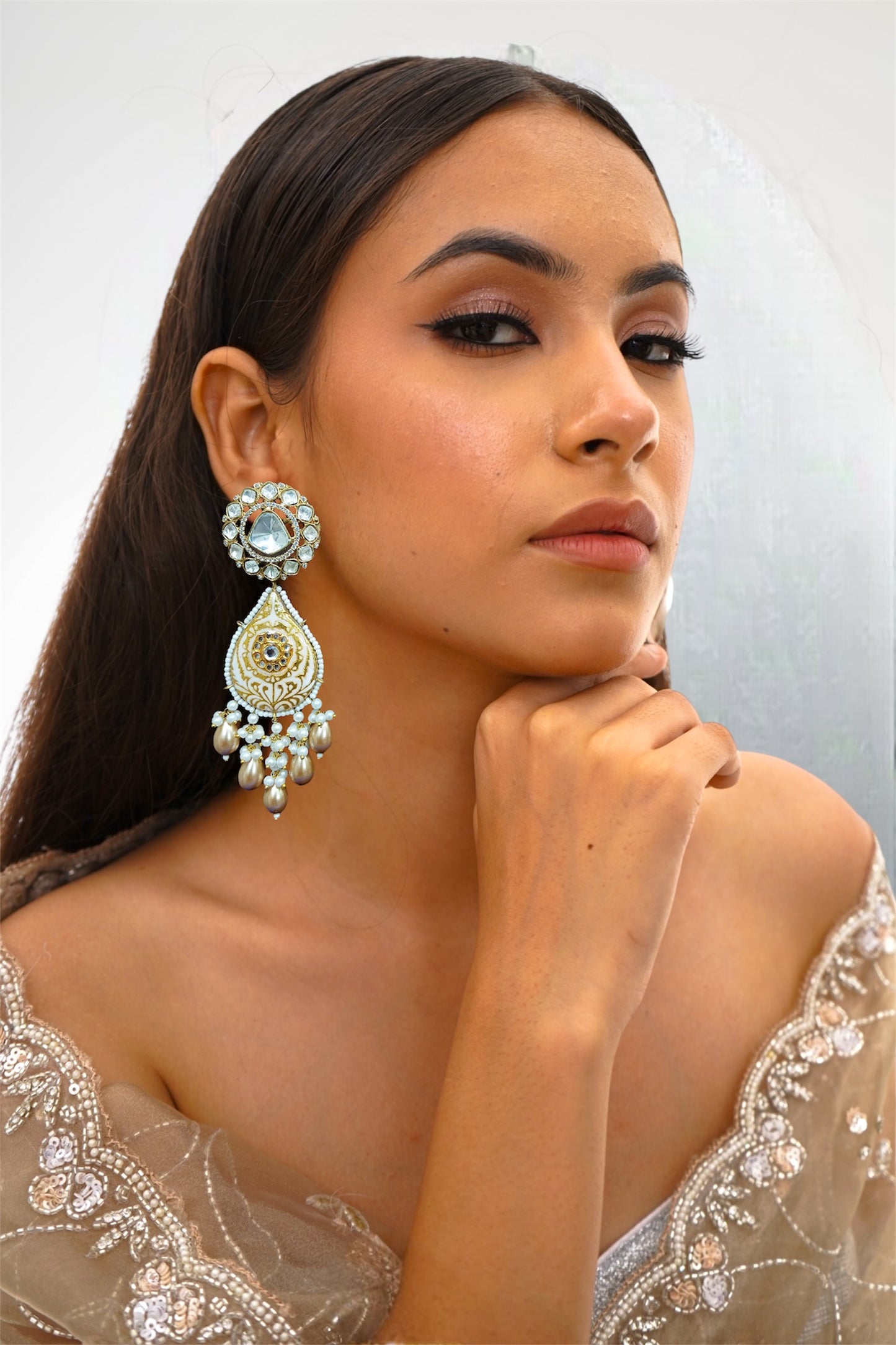 Veluri Pearls Earings