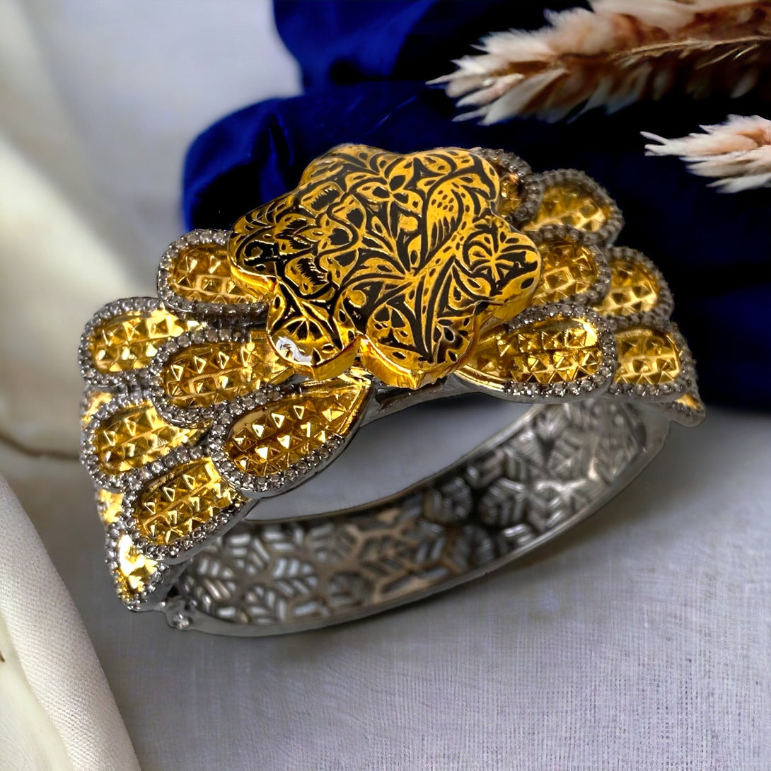 Alam Partash Fusion Bangle - Pirohee by parul sharma