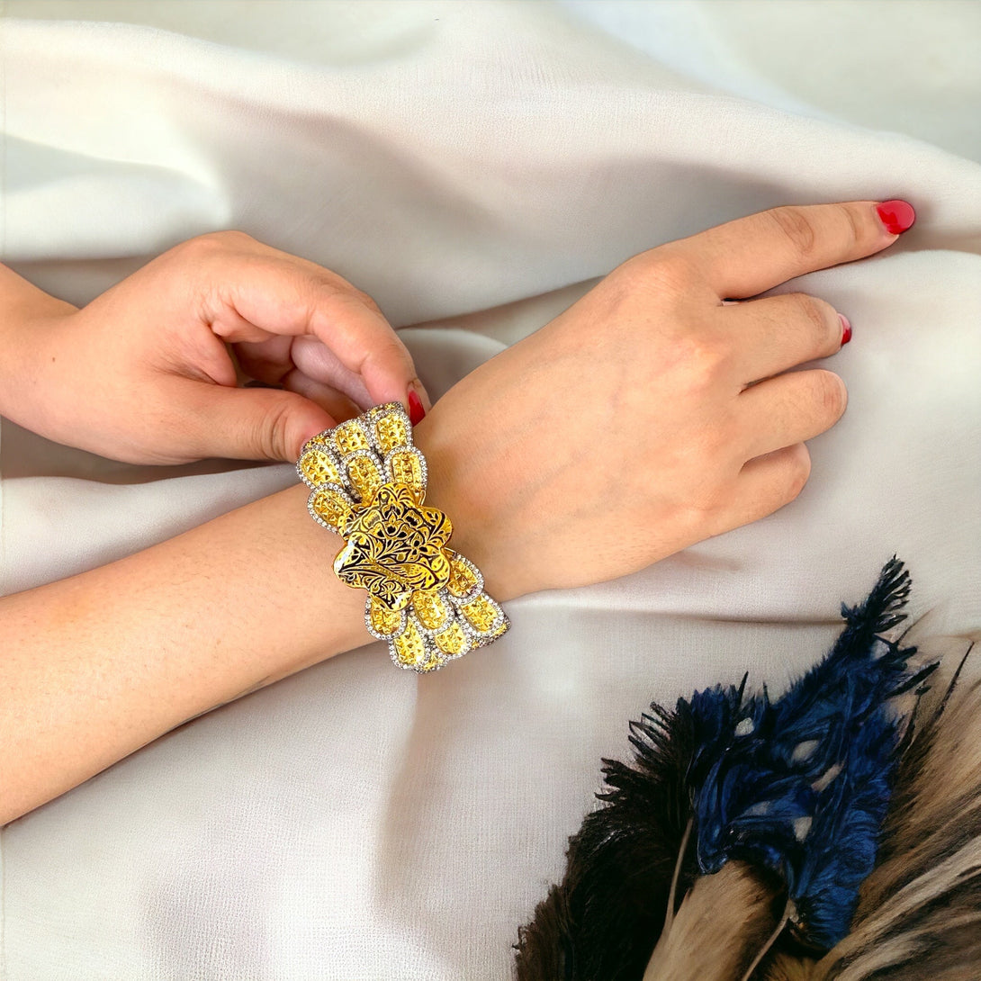 Alam Partash Fusion Bangle - Pirohee by parul sharma