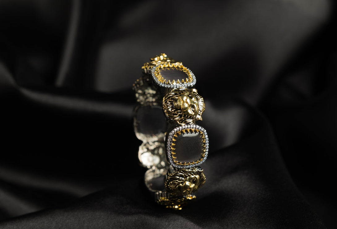 Elegant Grey Bangle: Inspired by Sabyasachi’s Timeless Aesthetic - Pirohee by parul sharma