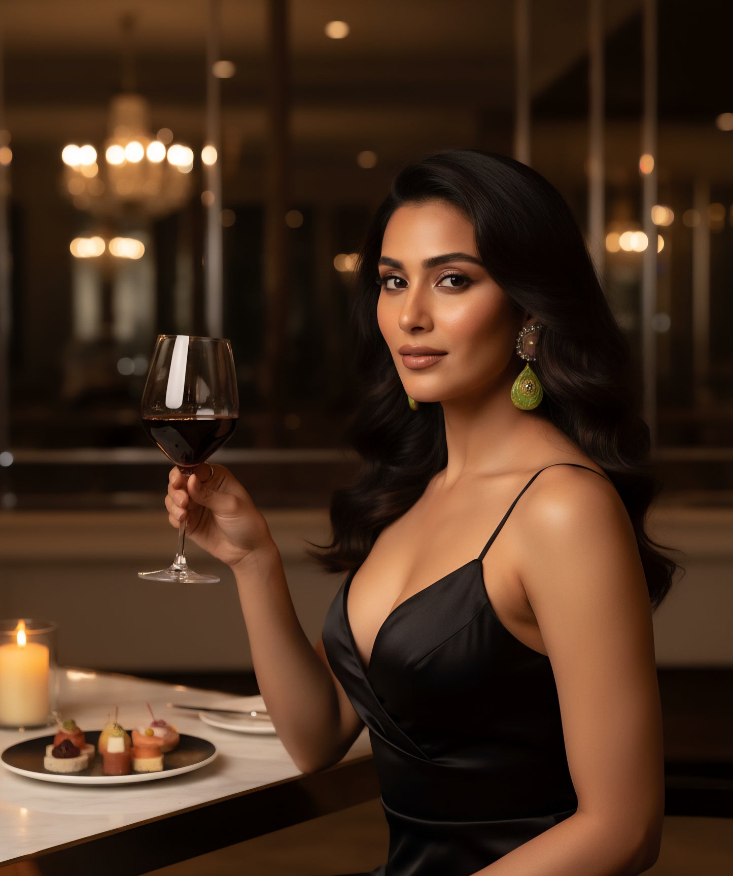 Zeeya Sabyasachi Inspired Pink Fusion Earrings