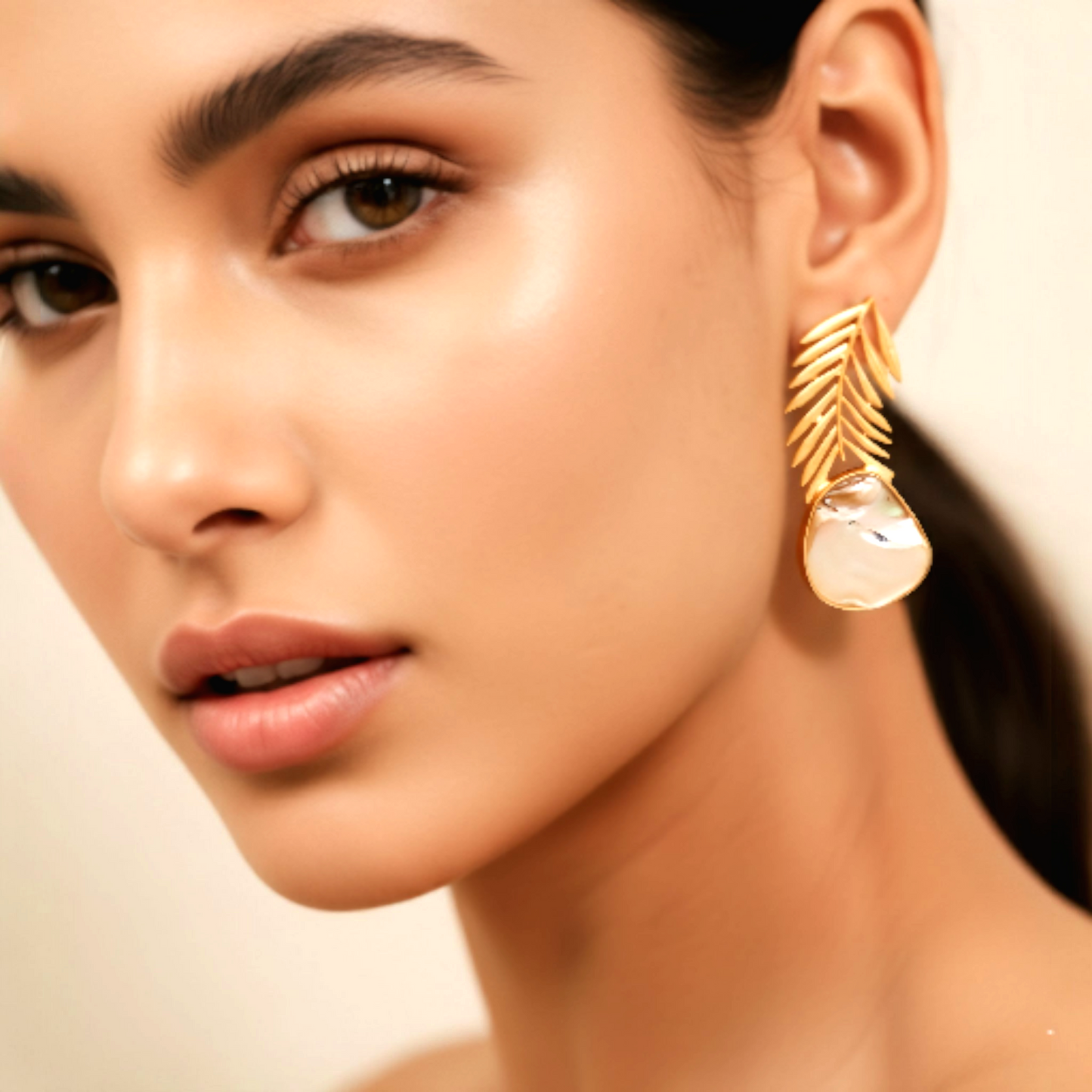 Pearl Dusk Drop Earrings