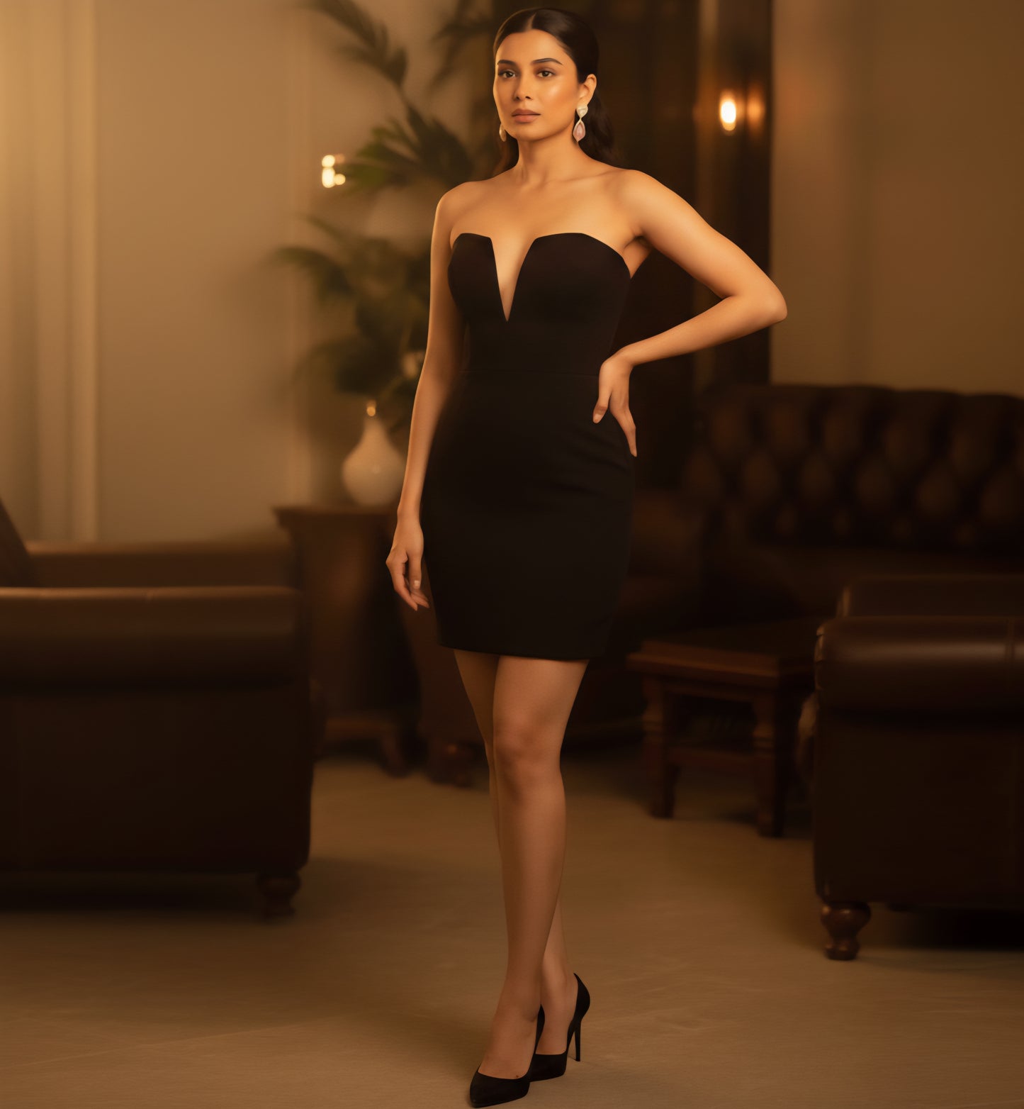 Aveline Pink Earrings